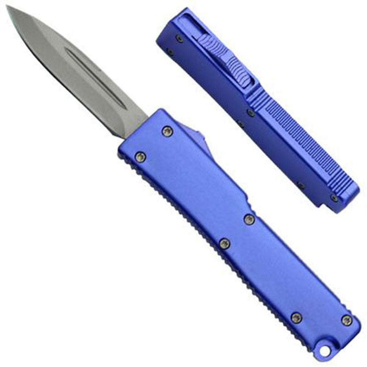 Electrifying California Legal OTF Dual Action Knife (Blue) Buy Cheap Pice