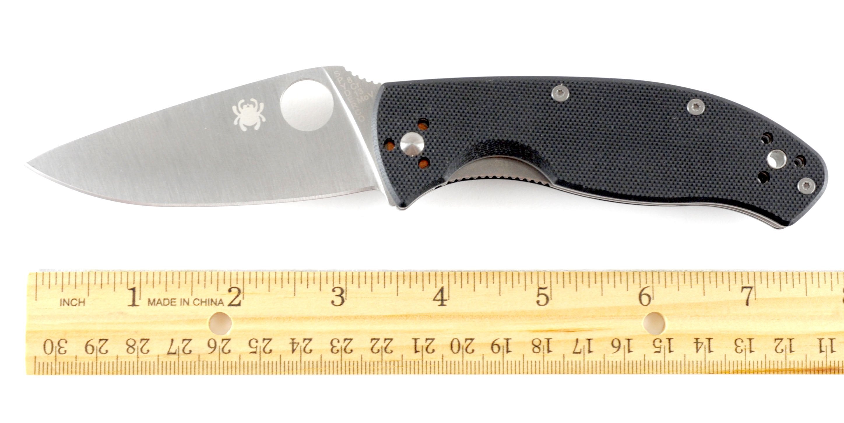 Spyderco Tenacious, 3.39 Plain Satin Blade, Black G10 Handle - C122GP Latest Collections Online