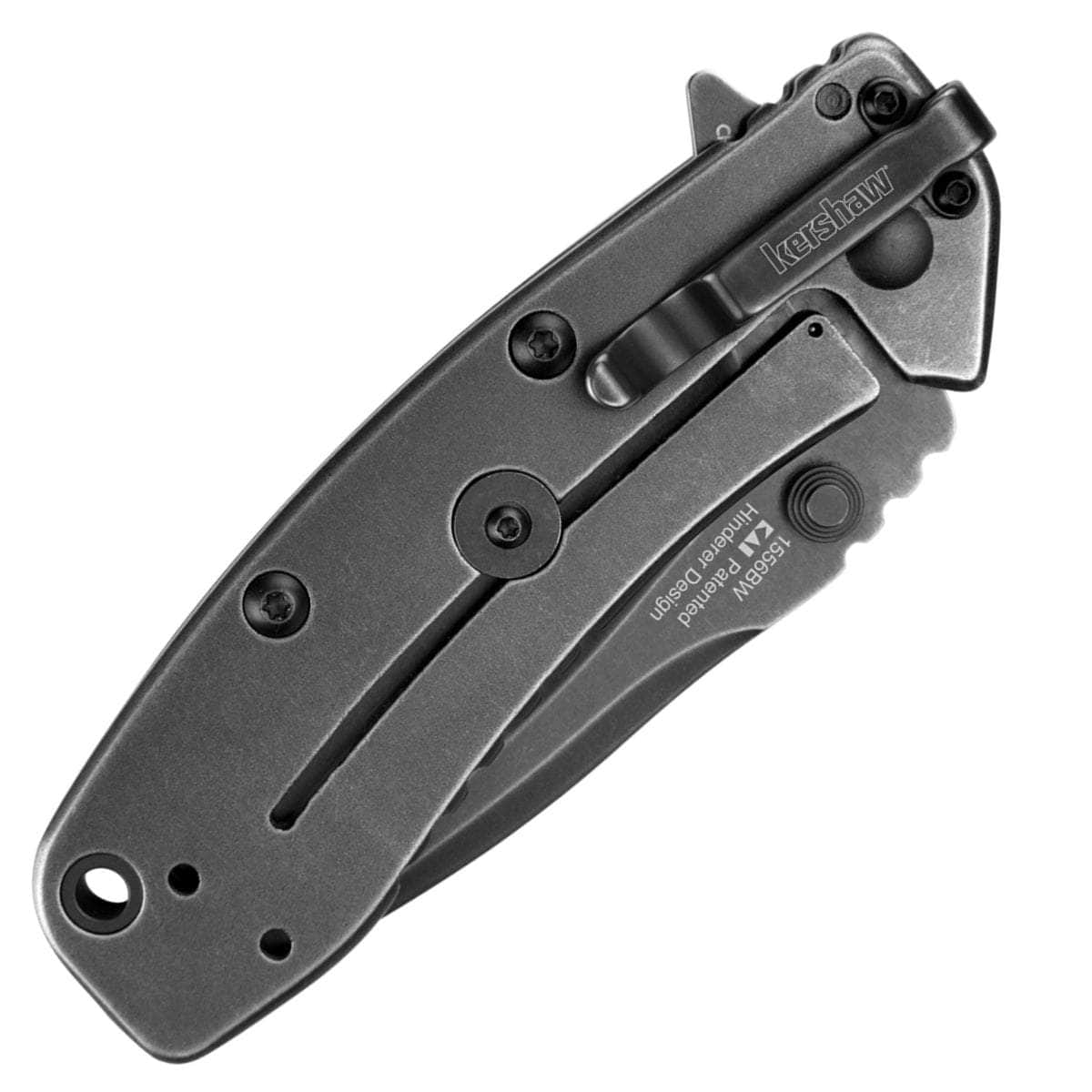 Kershaw Cryo II, 3.25 BlackWash Assisted Blade, Steel Handle - 1556BW Outlet Buy