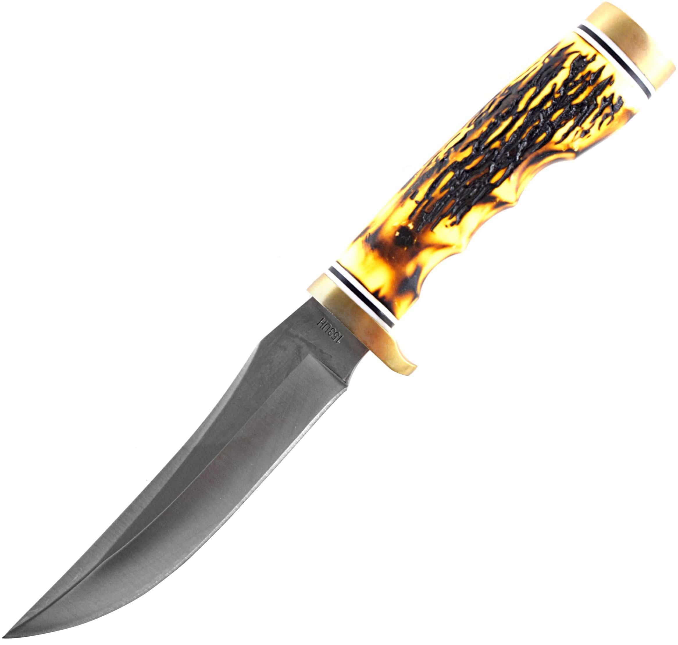 Schrade Uncle Henry Golden Spike, 5 Blade, Staglon Handle, Sheath - 153UH High Quality Buy Online