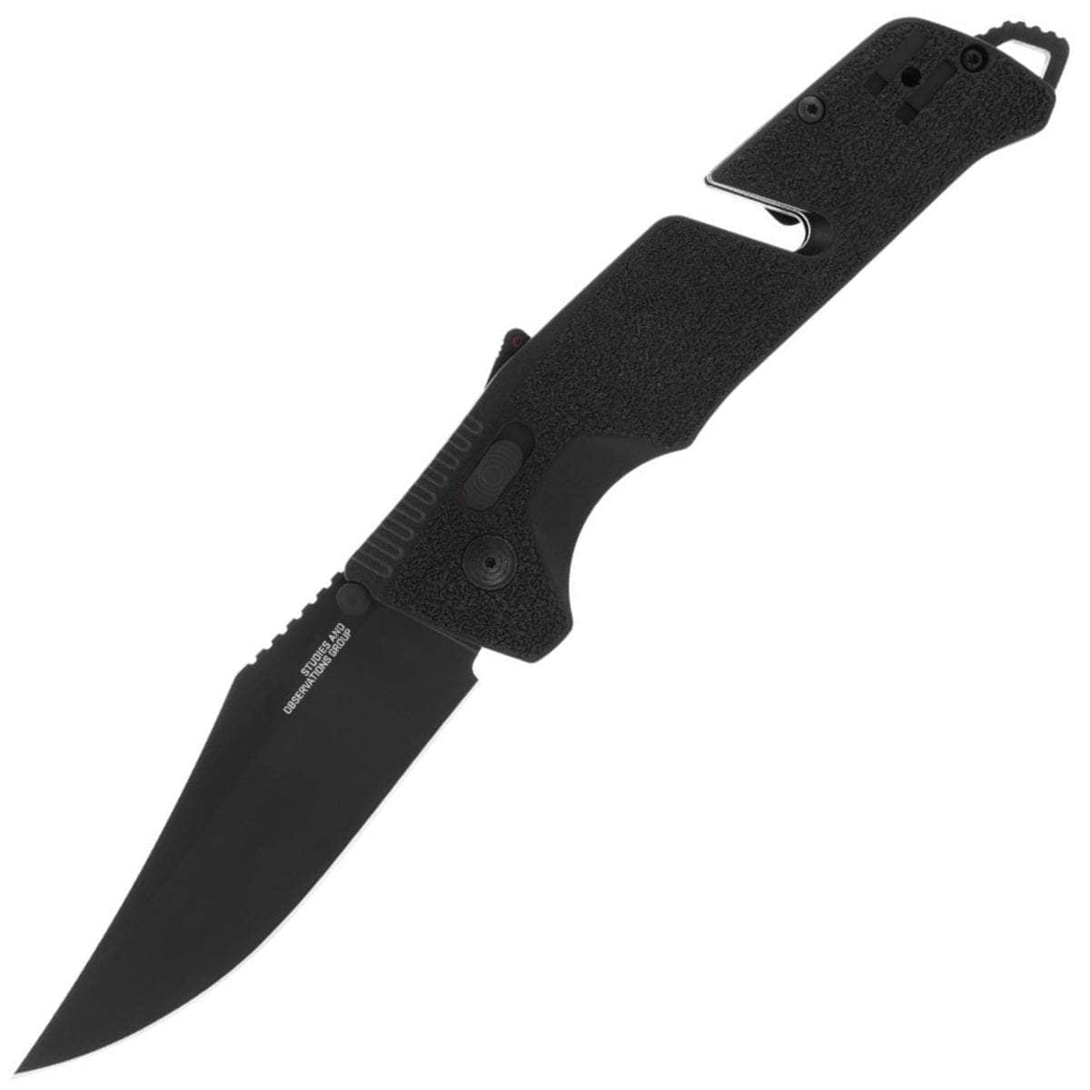 SOG Trident AT Blackout, 3.7 D2 Assisted Blade, GRN Handle - 11-12-05-41 Free Shipping Fake