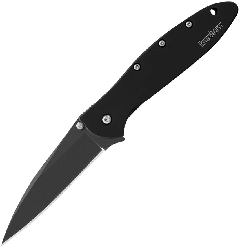 KERSHAW LEEK FRAMELOCK A/O BLACK ALUMINUM POCKET KNIFE 1660H3 Affordable Cheap Pice