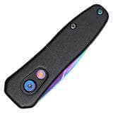 Rainbow Push Button Legal Auto Knife Black Handle PF-48RW Cheapest For Sale