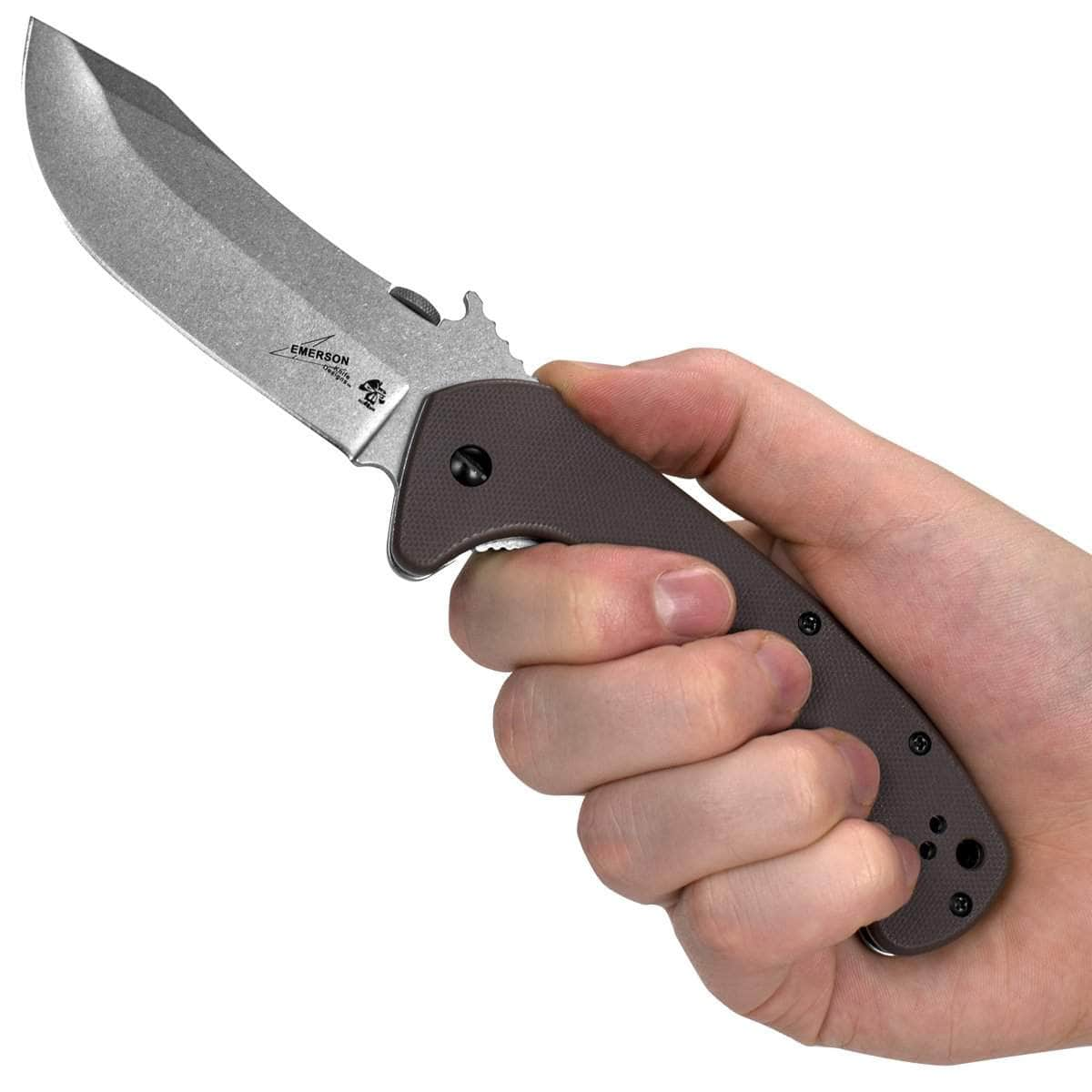 Kershaw Emerson CQC-11K D2, 3.5 Blade, Brown G10/Steel Handle - 6031D2 Websites Online