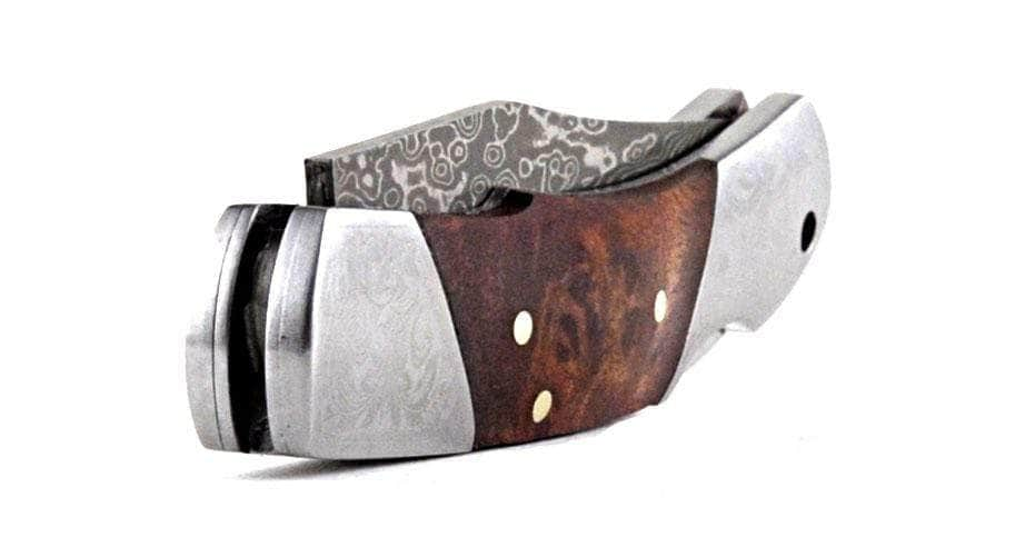 Boker Magnum Damascus Duke, 2.44 Blade, Wood/Steel Handle - 01MB946DAM Sale Ebay