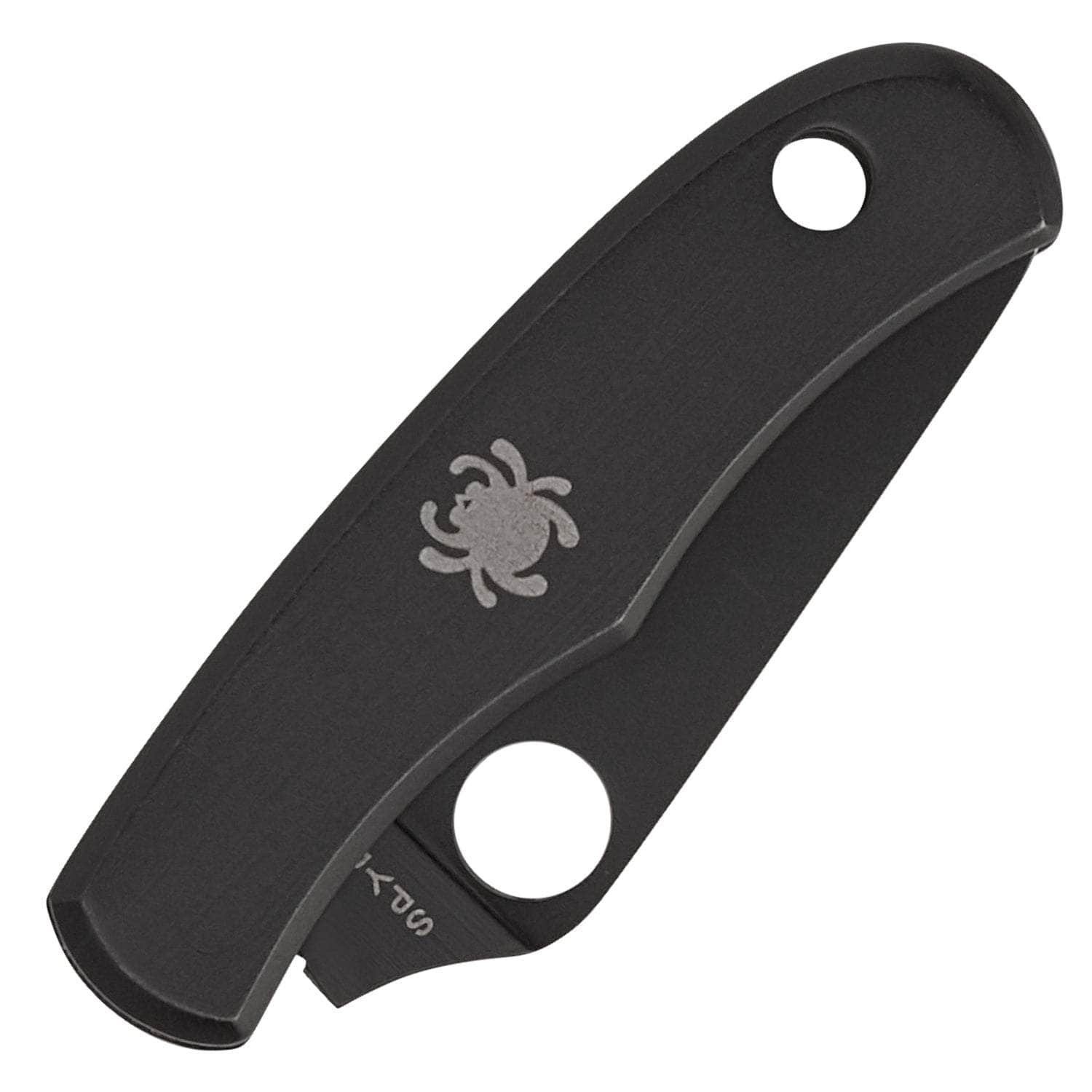 Spyderco Bug Knife, 1.27 Black Blade, Black Stainless Steel Handle - C133BKP Free Shipping Clearance Store