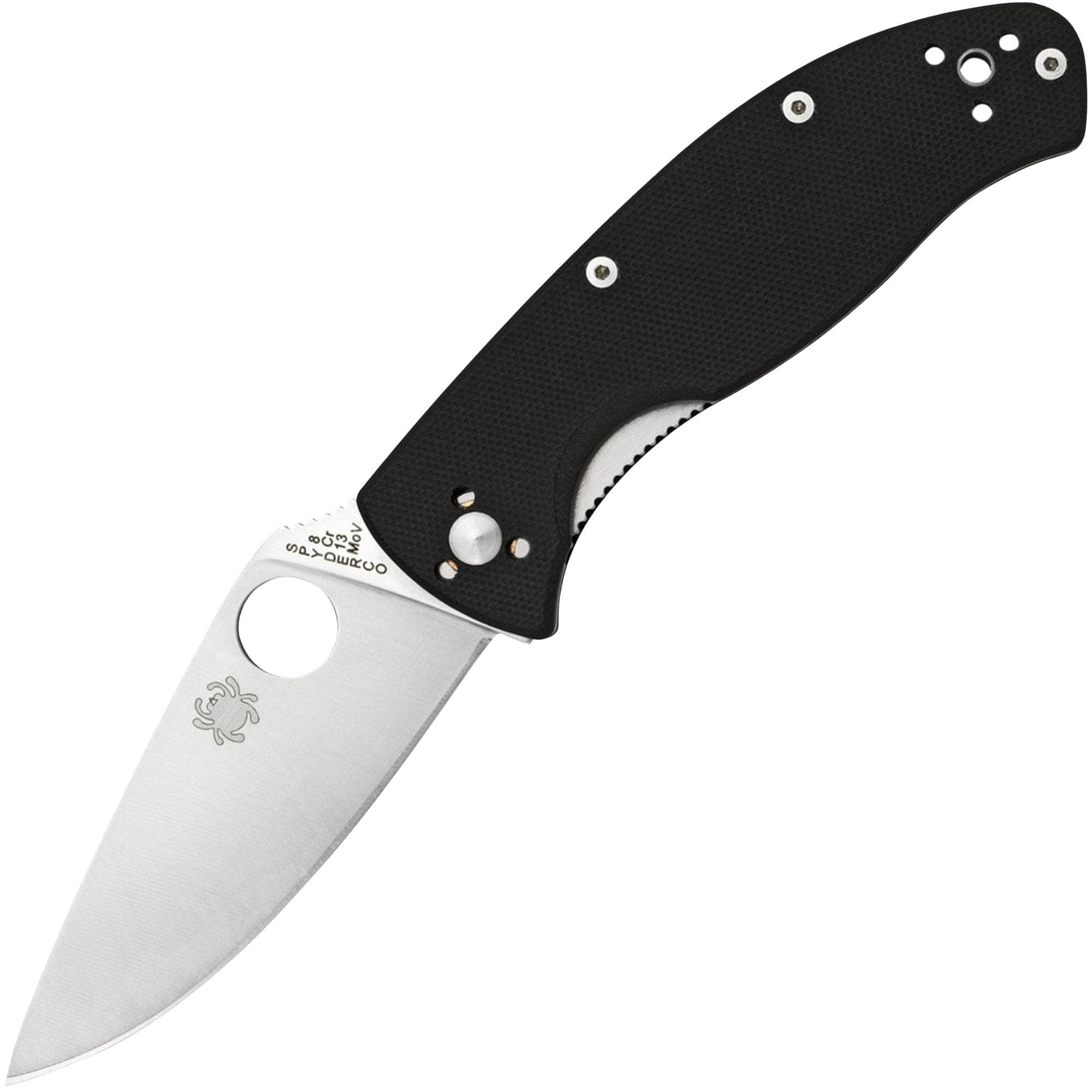 Spyderco Tenacious, 3.39 Plain Satin Blade, Black G10 Handle - C122GP Latest Collections Online