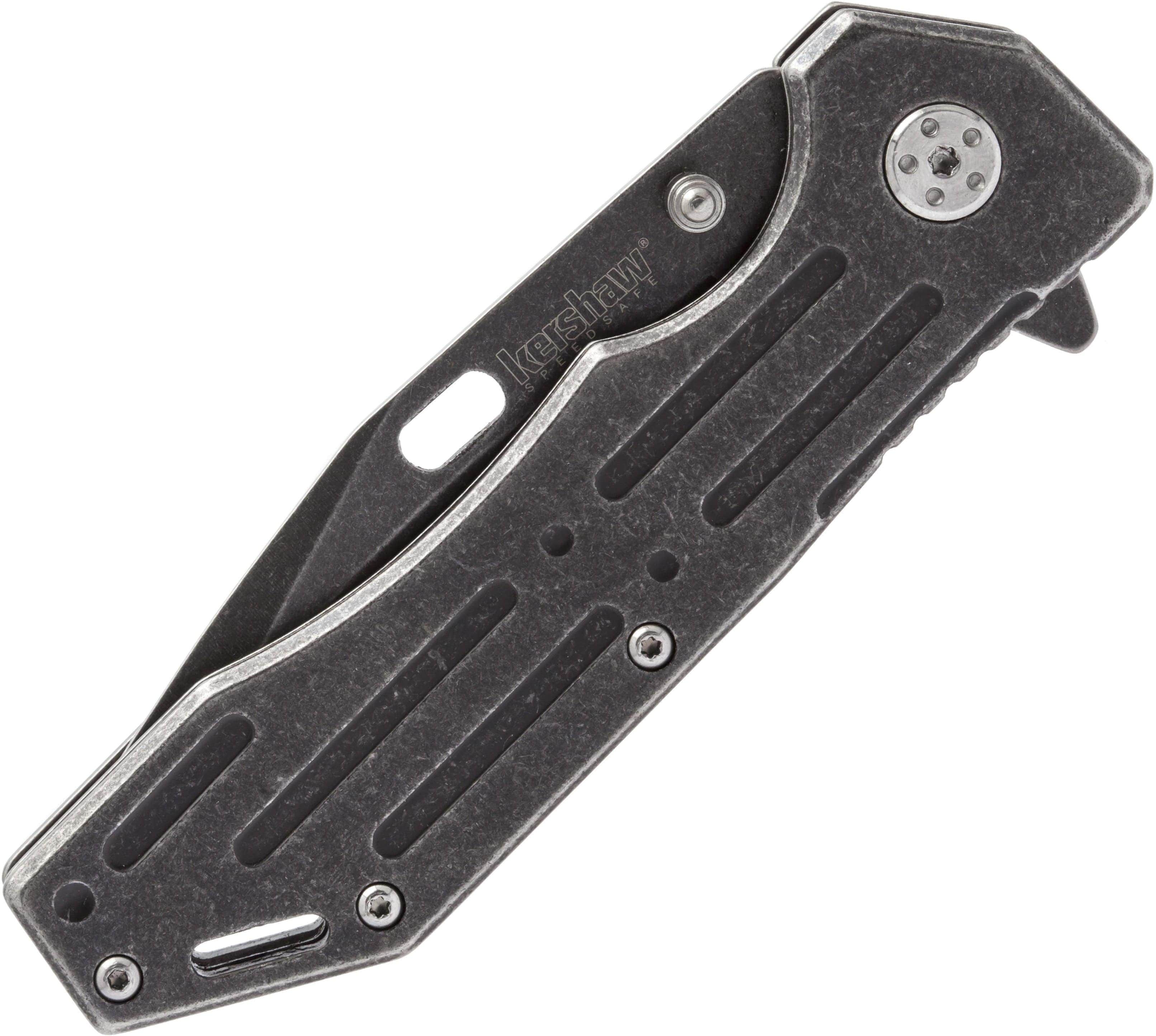 Kershaw Lifter, 3.5 Assisted Black Tanto Blade, Black Steel Handle - 1302BW Deals