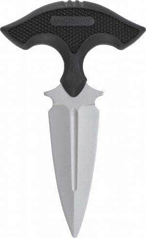 Schrade MOE Push Dagger, 3.25 Full Tang Blade, TPE Handle, Sheath Clearance Classic