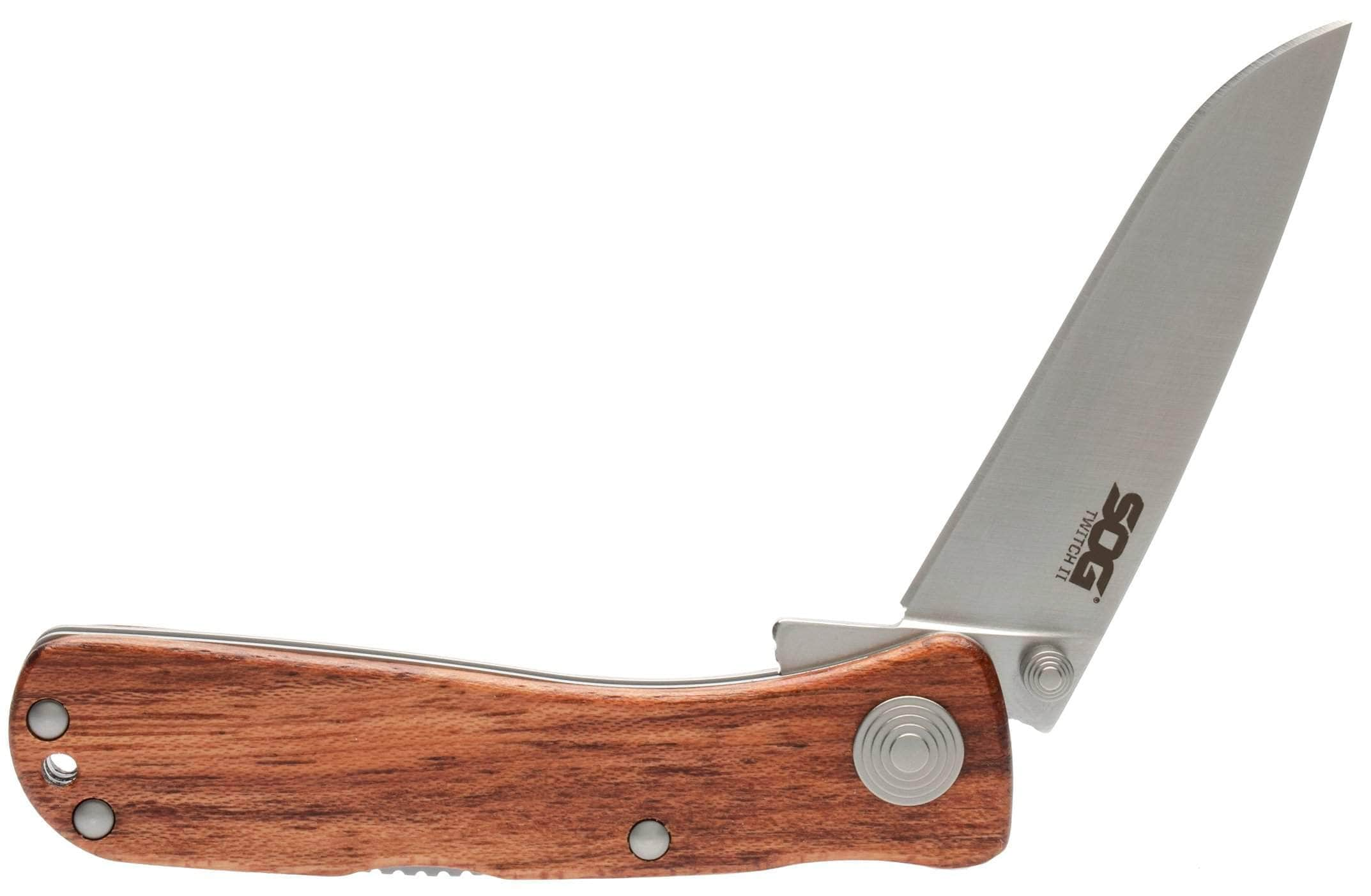 SOG Twitch II, 2.65 Assisted Blade, Rosewood Handle - TWI17 Buy Cheap Cheap