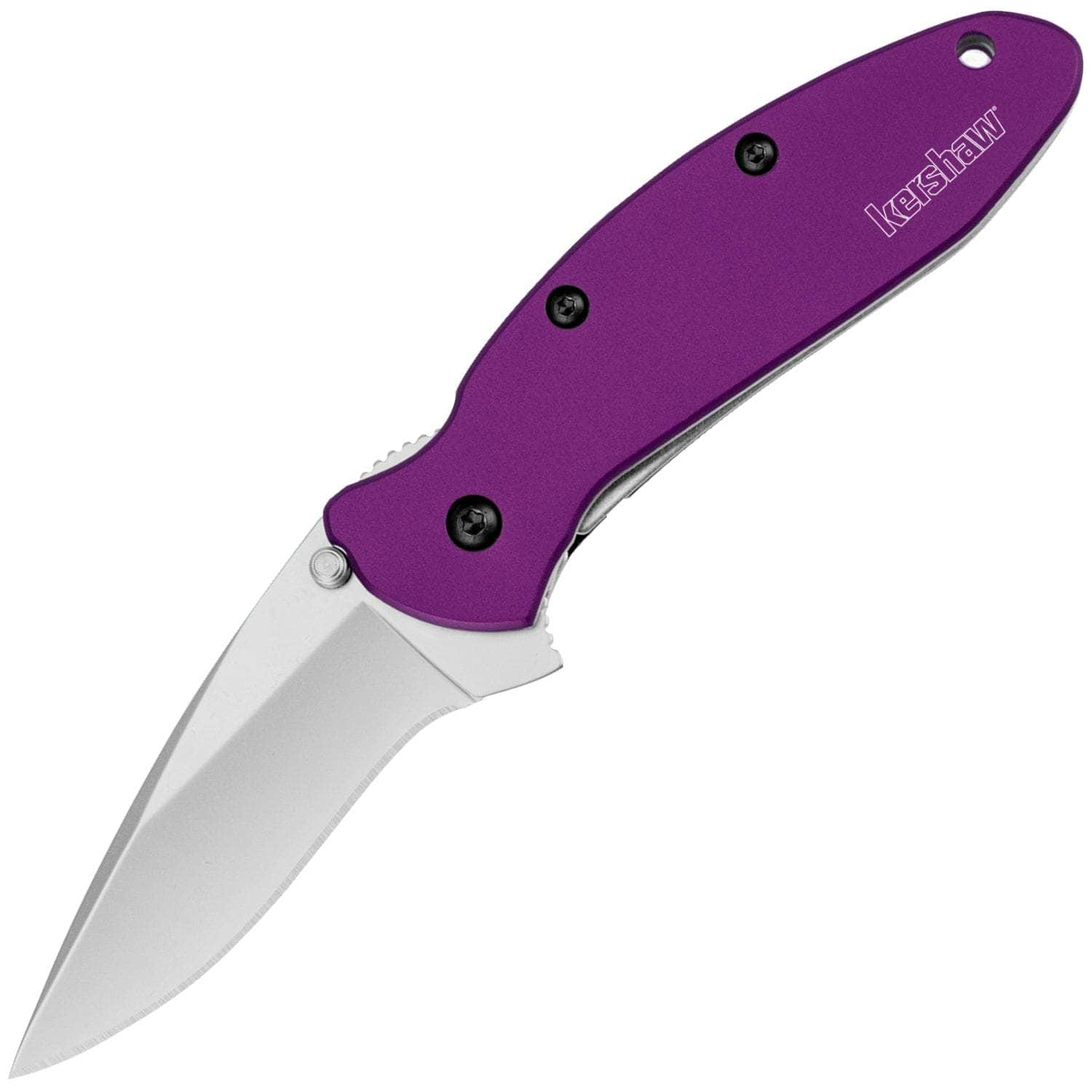 Kershaw Scallion, 2.4 Assisted Blade, Purple Aluminum Handle - 1620PUR For Sale Official Site