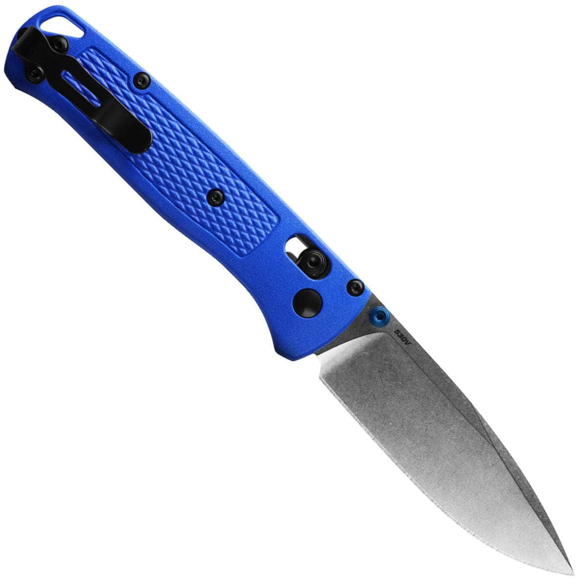 Benchmade Bugout, 3.24 Blade, Blue Grivory Handle - 535 Countdown Package Cheap Pice