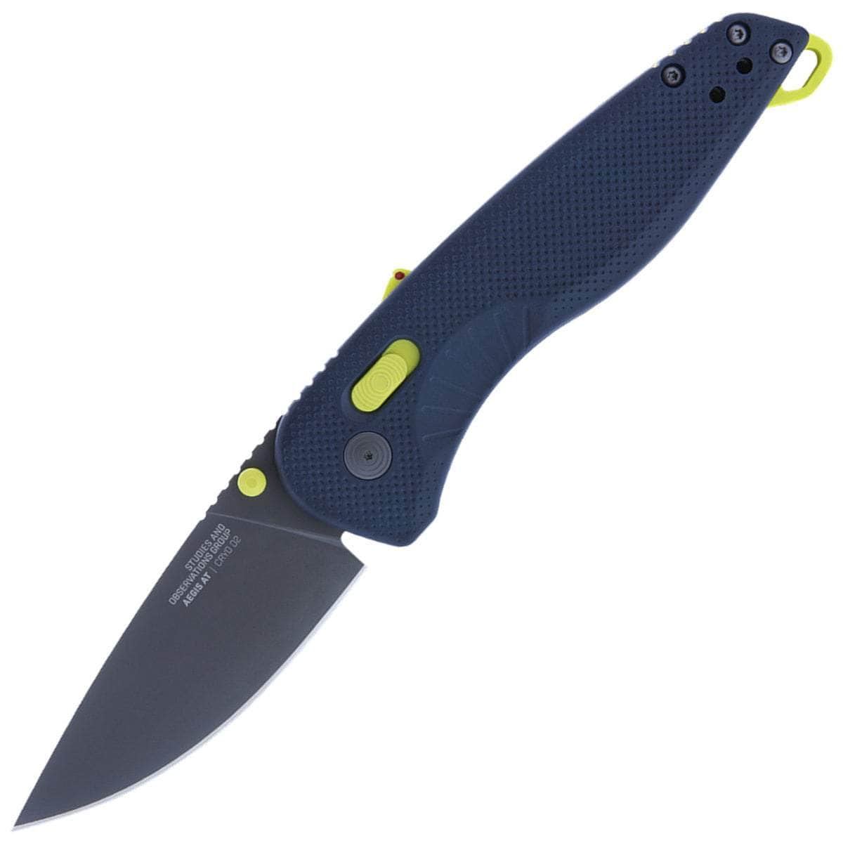 SOG Aegis AT Indigo & Acid, 3.13 D2 Assisted Blade, GRN Handle - 11-41-03-57 Cheap Online