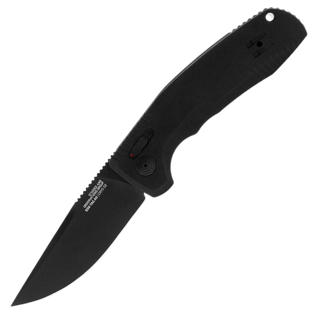 SOG SOG-TAC AU, 3.43 D2 Drop Point Auto Blade, Aluminum Handle - 15-38-01-57 Discount Huge Surprise