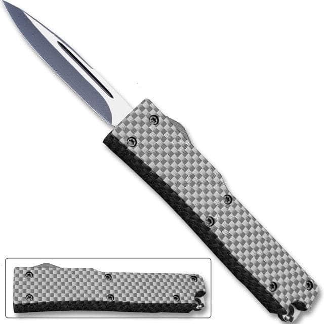 Electrifying California Legal OTF Dual Action Knife (Carbon Fiber) Cheap Sale Pay With Paypal