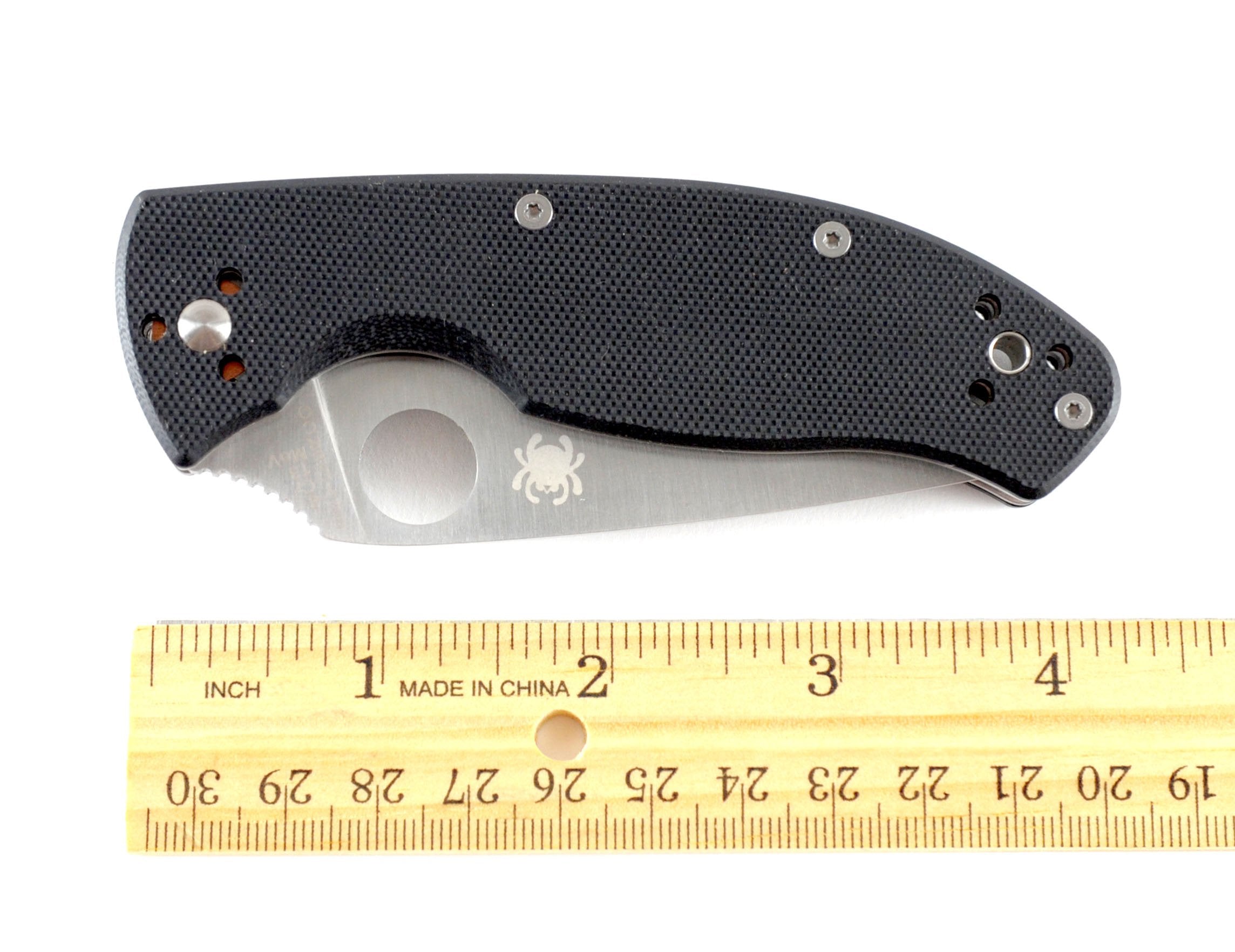 Spyderco Tenacious, 3.39 Plain Satin Blade, Black G10 Handle - C122GP Latest Collections Online