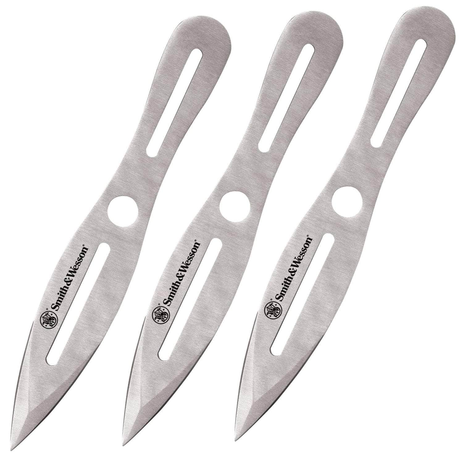 Smith & Wesson Bullseye 10 Throwing Knives, 3-Piece Set, 10 Overall, Sheath - SWTK10CP Wiki Sale Online