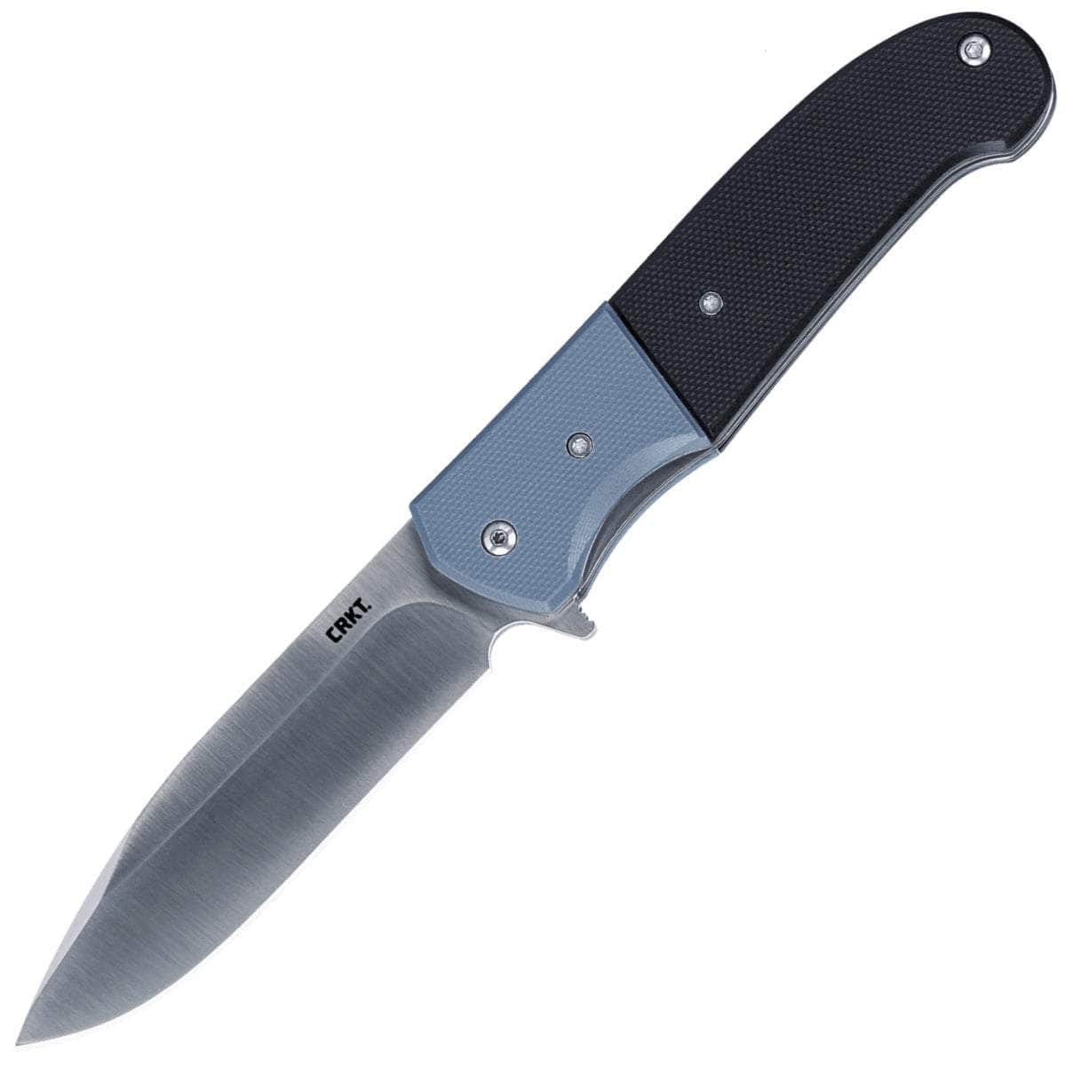 CRKT Ignitor, 3.48 Plain Assisted Blade, Blue/Black G10 Handle - 6880 Discount Shop Offer