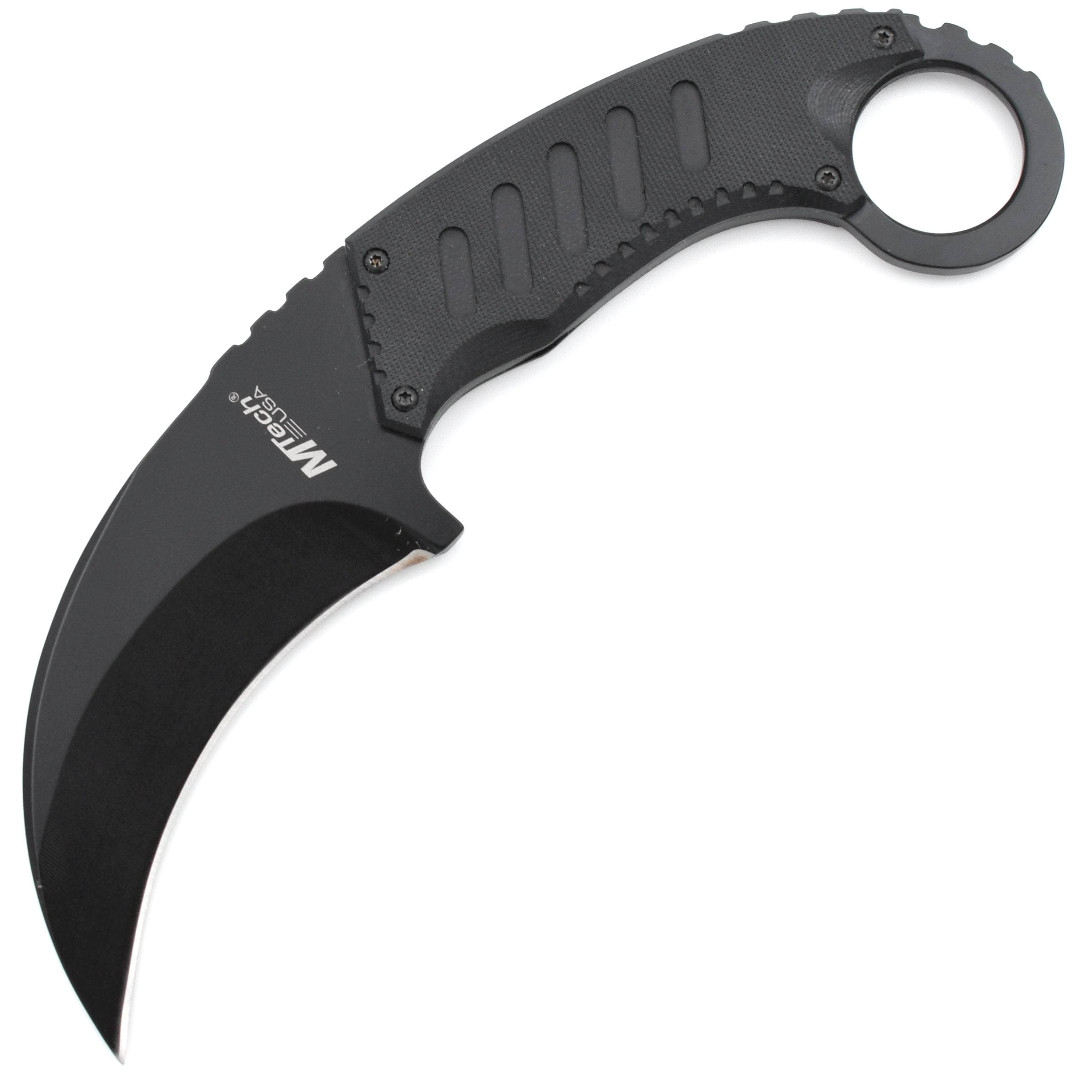 MTech USA Tactical Karambit, 3.5 Blade, G10 Handle, Sheath - MT-665BK Clearance Official Site