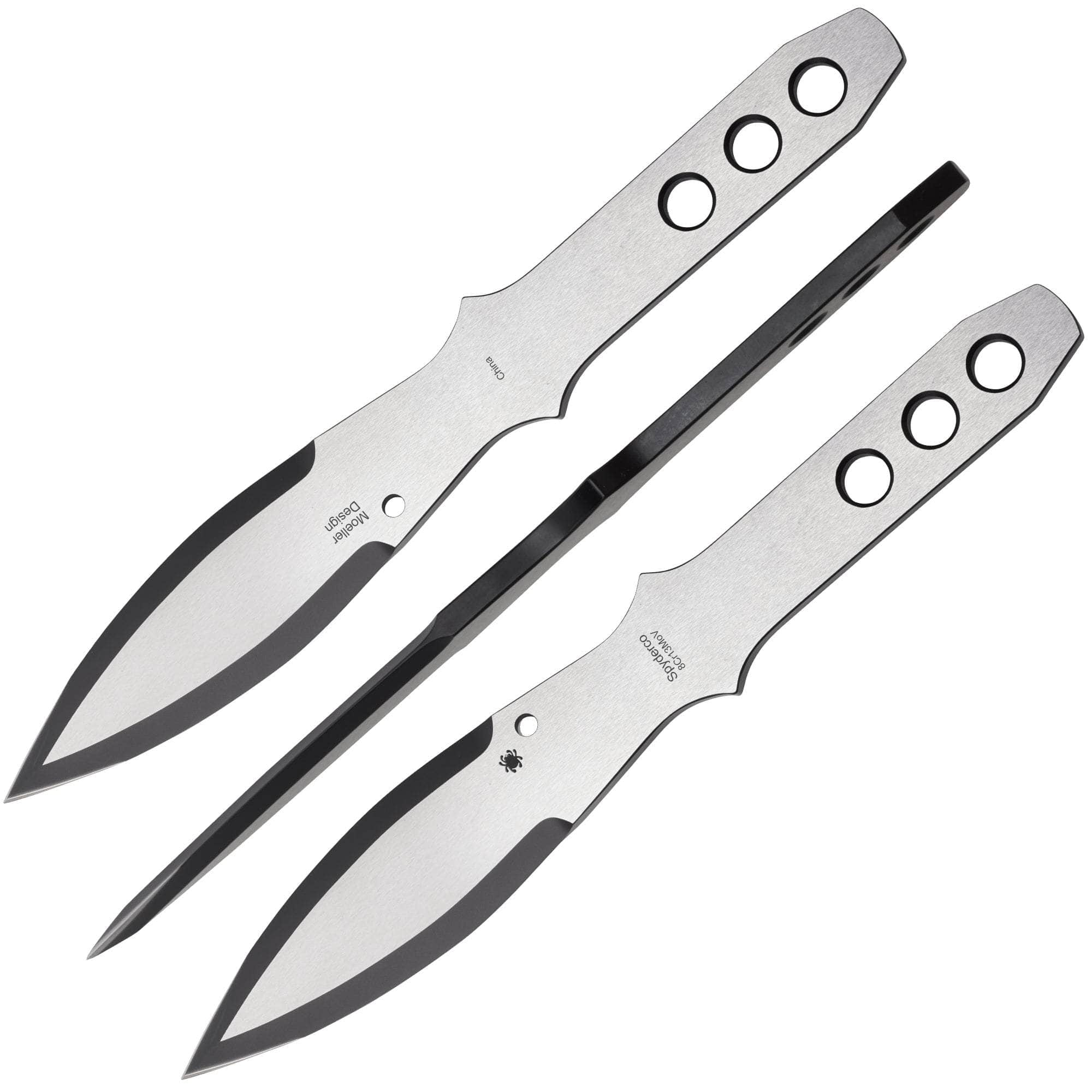 Spyderco SpyderThrowers, Large 11.07 Set of 3, Leather Sheath - TK01LG Big Discount Online