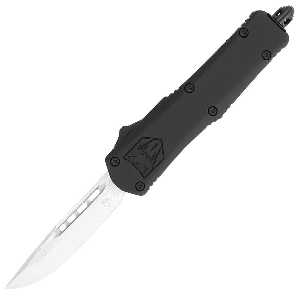 CobraTec Small FS-3 OTF, 2.75 Drop Point Auto D2 Blade, Aluminum Handle - SBFS-3DNS Cheap Sale Choice