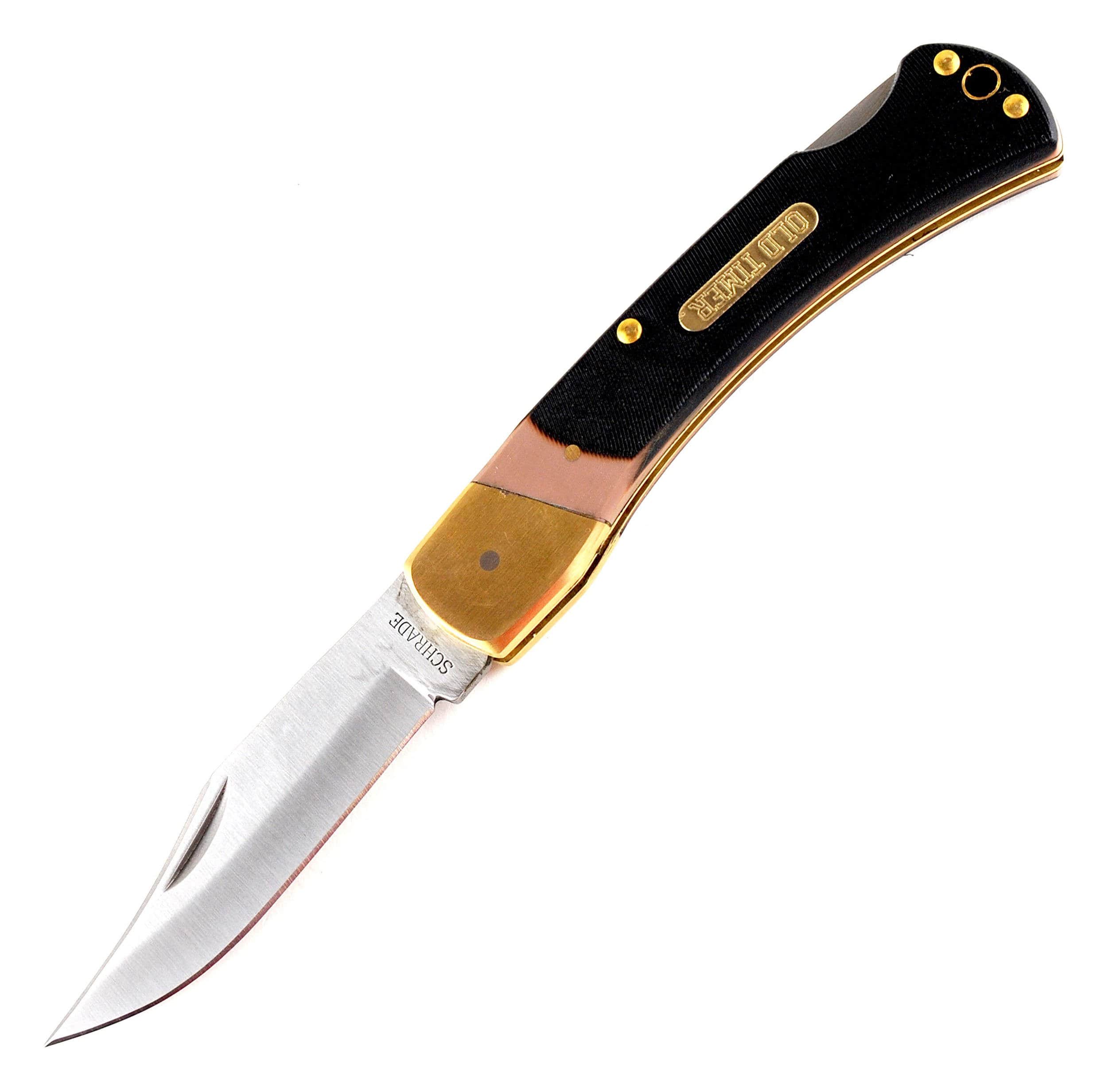 Schrade Old Timer 6OT Golden Bear, 3.9 Blade, Delrin Handle, Lanyard Hole Stockist Online