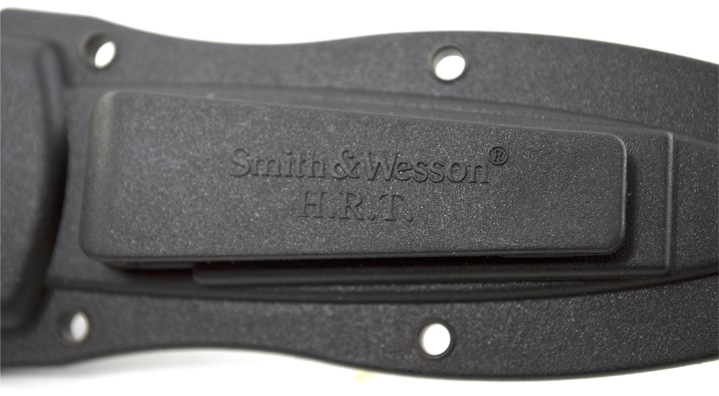 Smith & Wesson H.R.T. Boot Knife, 3.38 Dagger Satin Blade, TPR Handle, Sheath - SWHRT3 Free Shipping Nicekicks