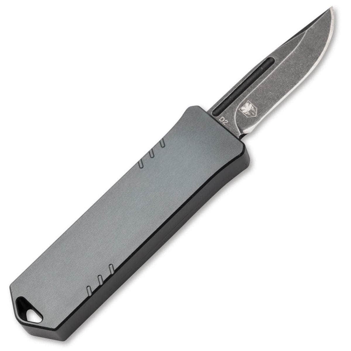 Boker Plus USB OTF, 1.77 D2 Blade, Gray Aluminum Handle - 06EX268 Cheap Discount Sale