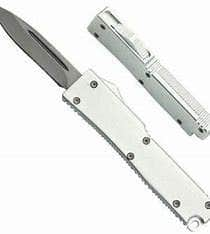 Electrifying California Legal OTF Dual Action Knife (Silver) The Cheapest Cheap Online