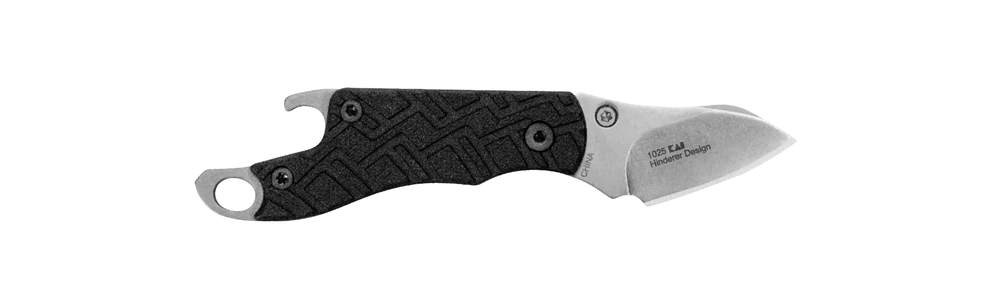 Kershaw Cinder Keychain Knife Bottle Opener (1.4 Stonewash) 1025 Discount Best Seller