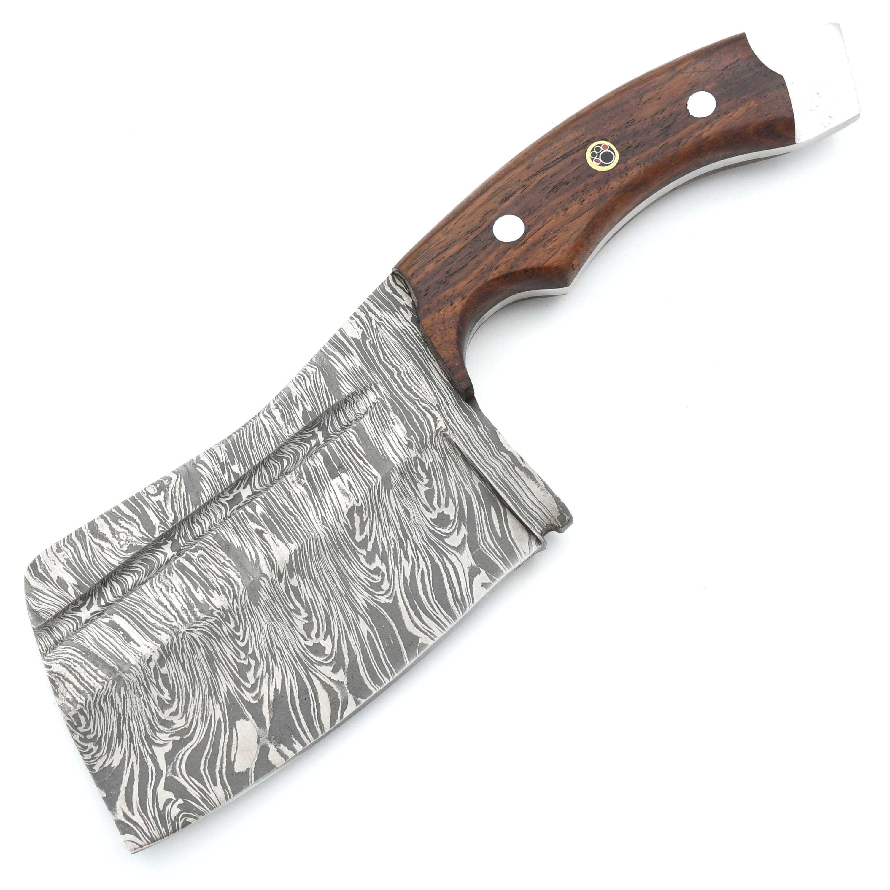 White Deer Damascus Steel Butchers Knife, 4.75 Blade, Wood Handle - DM-2286 Buy Cheap 2025