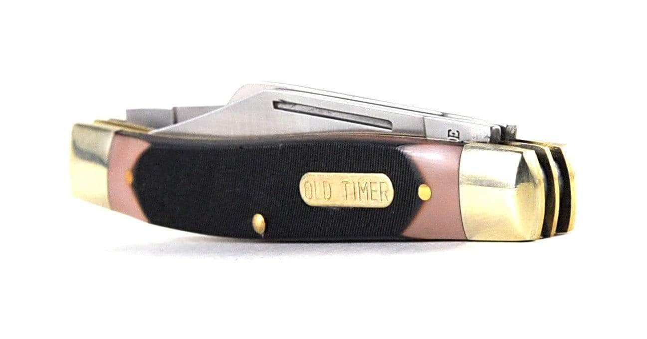 Schrade Old Timer 8OT Senior, 3-Blade Stockman, 3.75 Closed Cheap Nicekicks