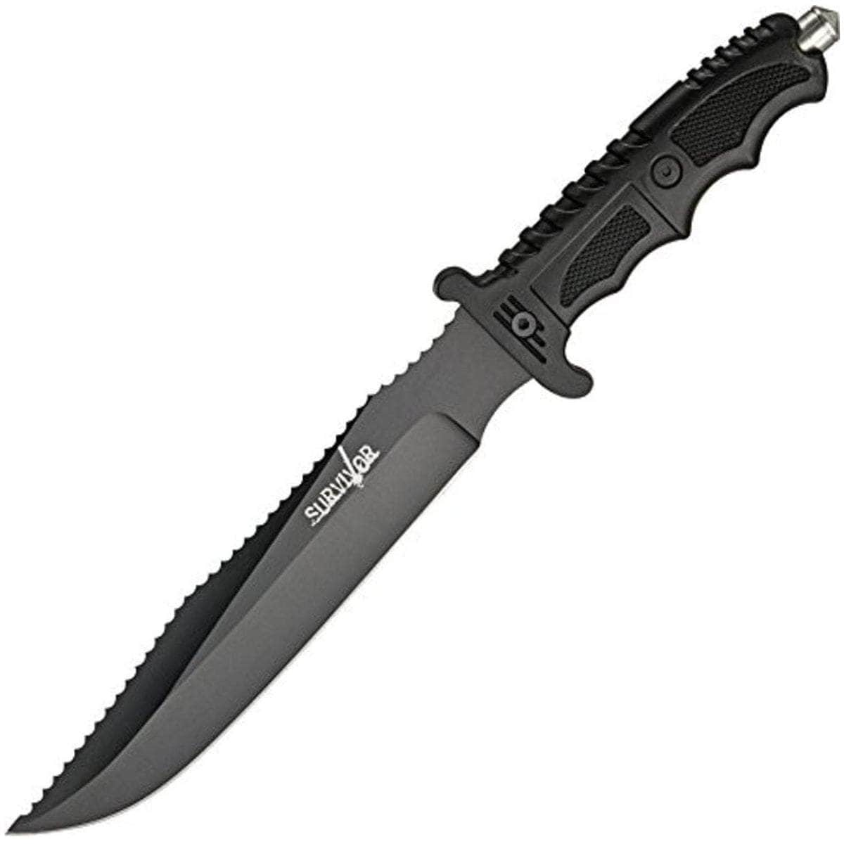 Survivor Fixed Blade, 6.75 Blade, Nylon Fiber Handle, Sheath - HK-718 Very Cheap