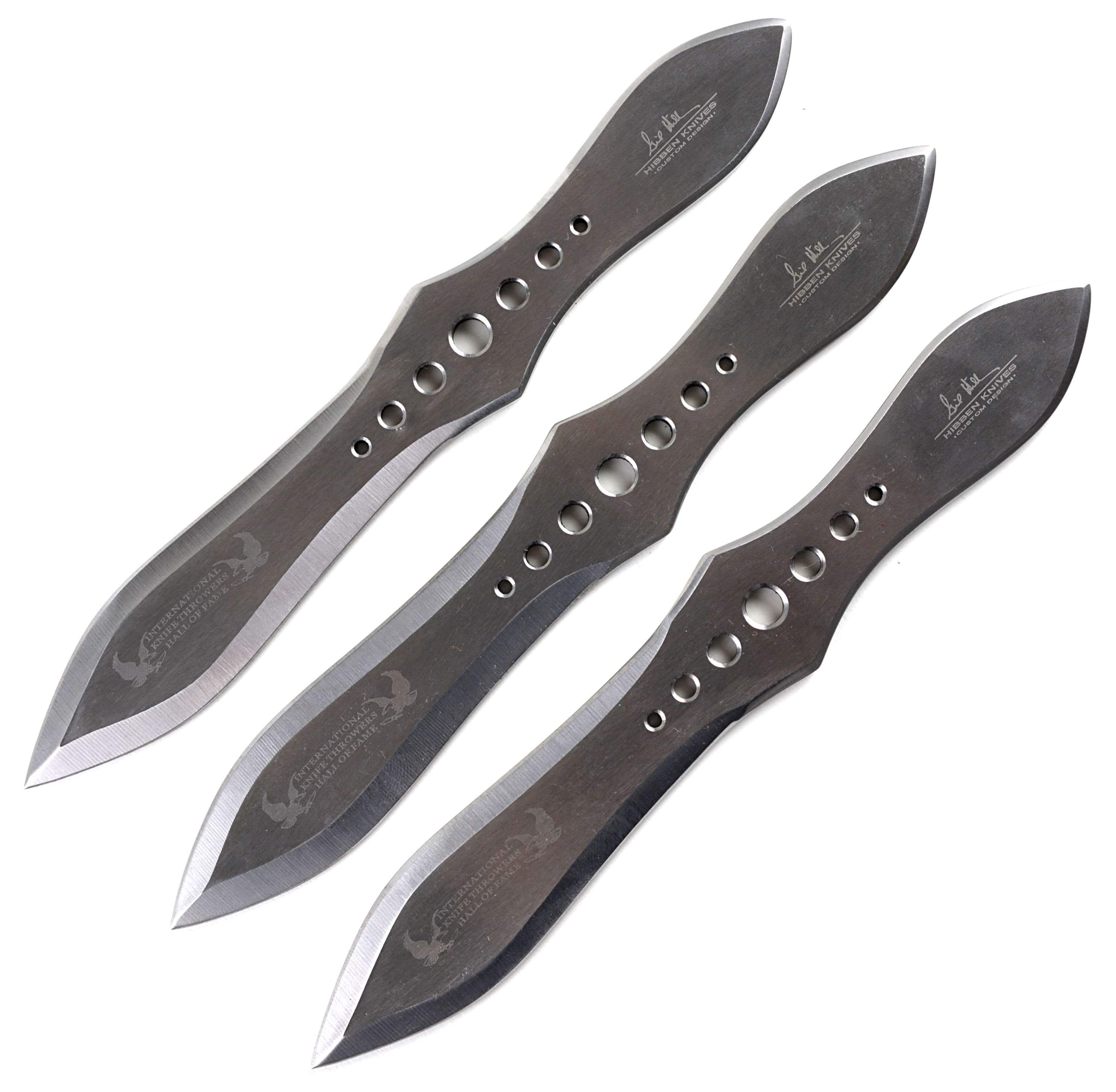 Hibben Small Competition Triple Thrower Set, 3 8.5 Knives, Sheath - GH2034 Cheapest Pice Online