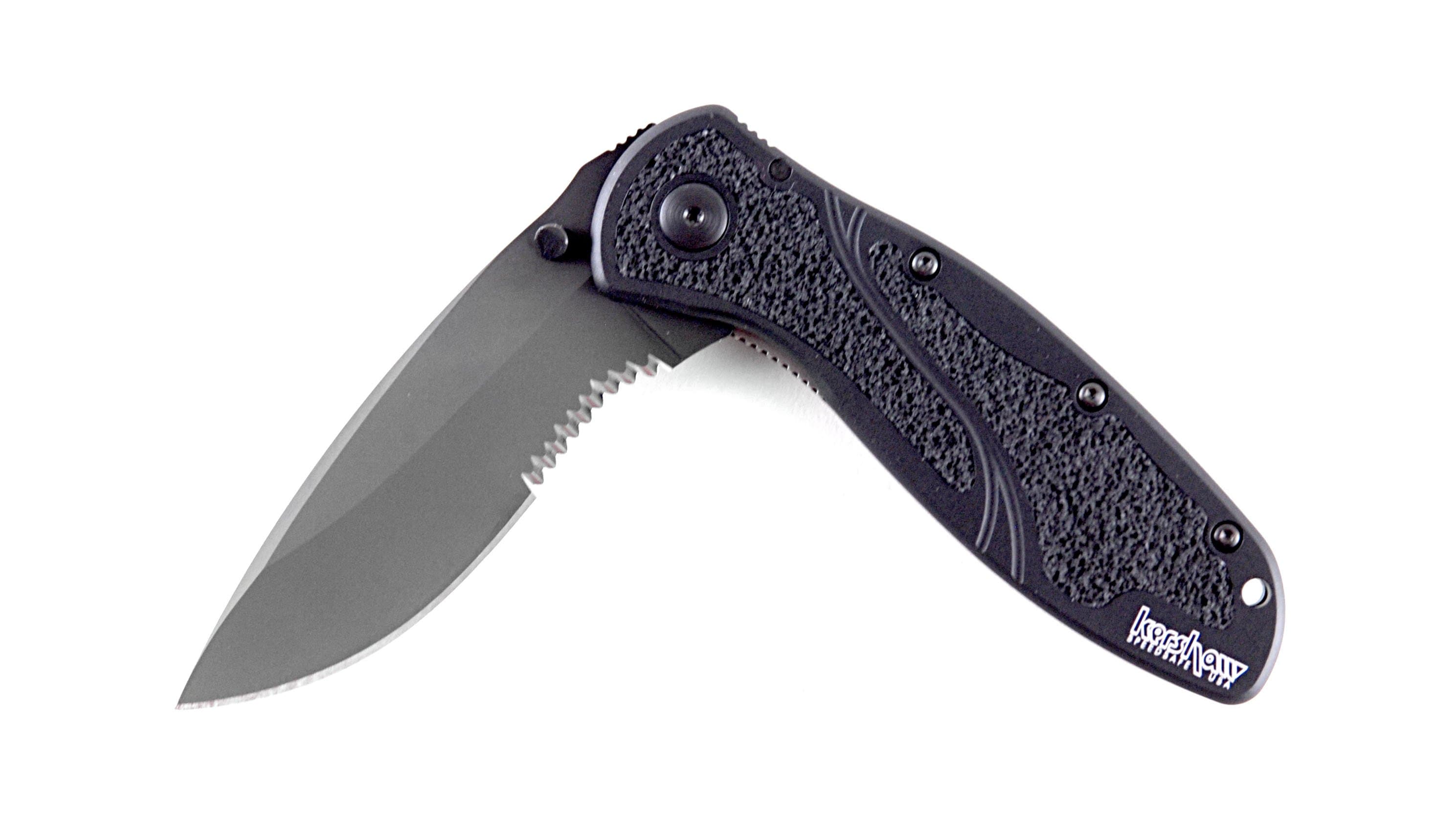 Kershaw Blur, 3.4 Black ComboEdge Blade, Black Handle - 1670BLKST Low Pice Sale Online