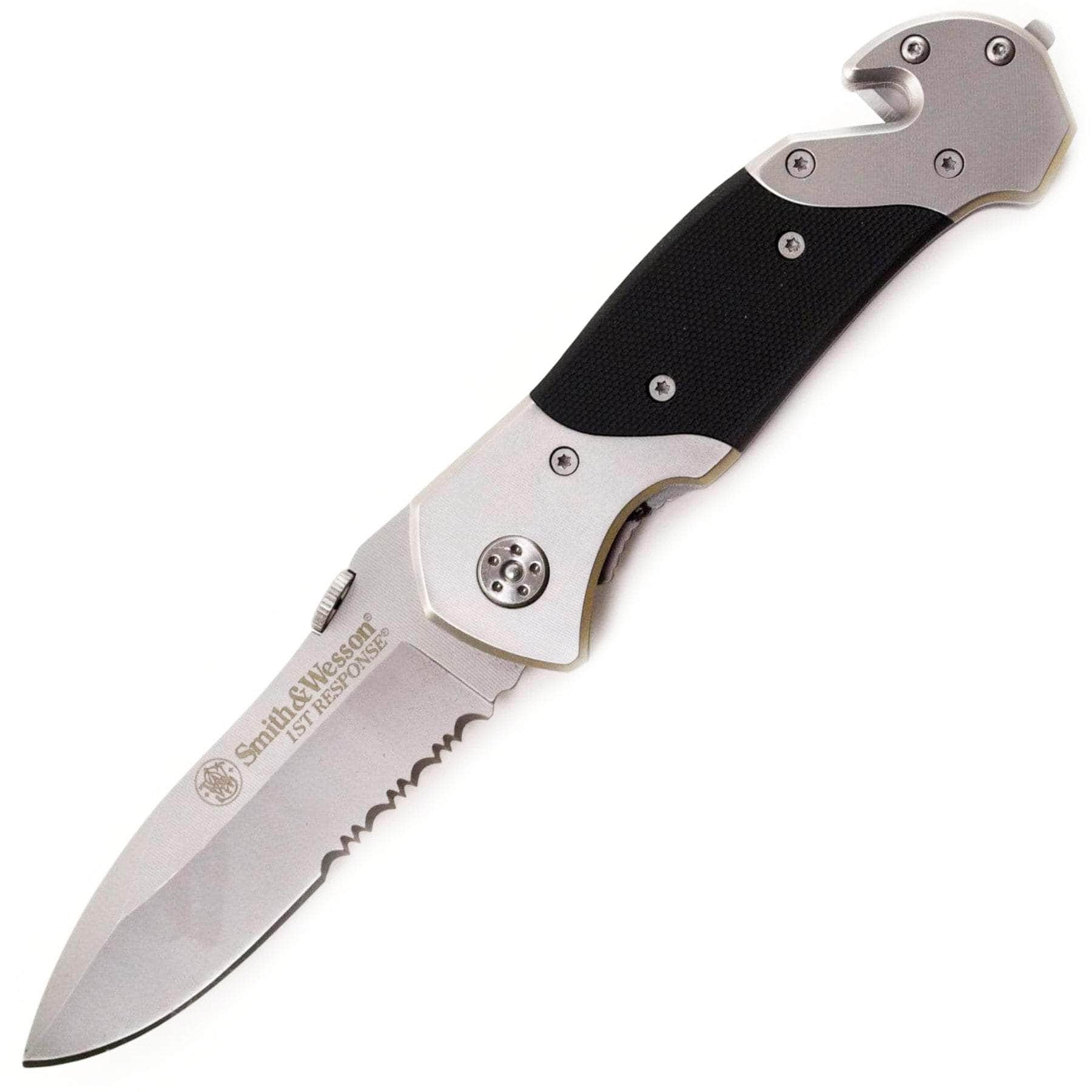 Smith & Wesson 1st Response Rescue Knife, 3.3 Serrated Blade - SWFRS Top Quality For Sale