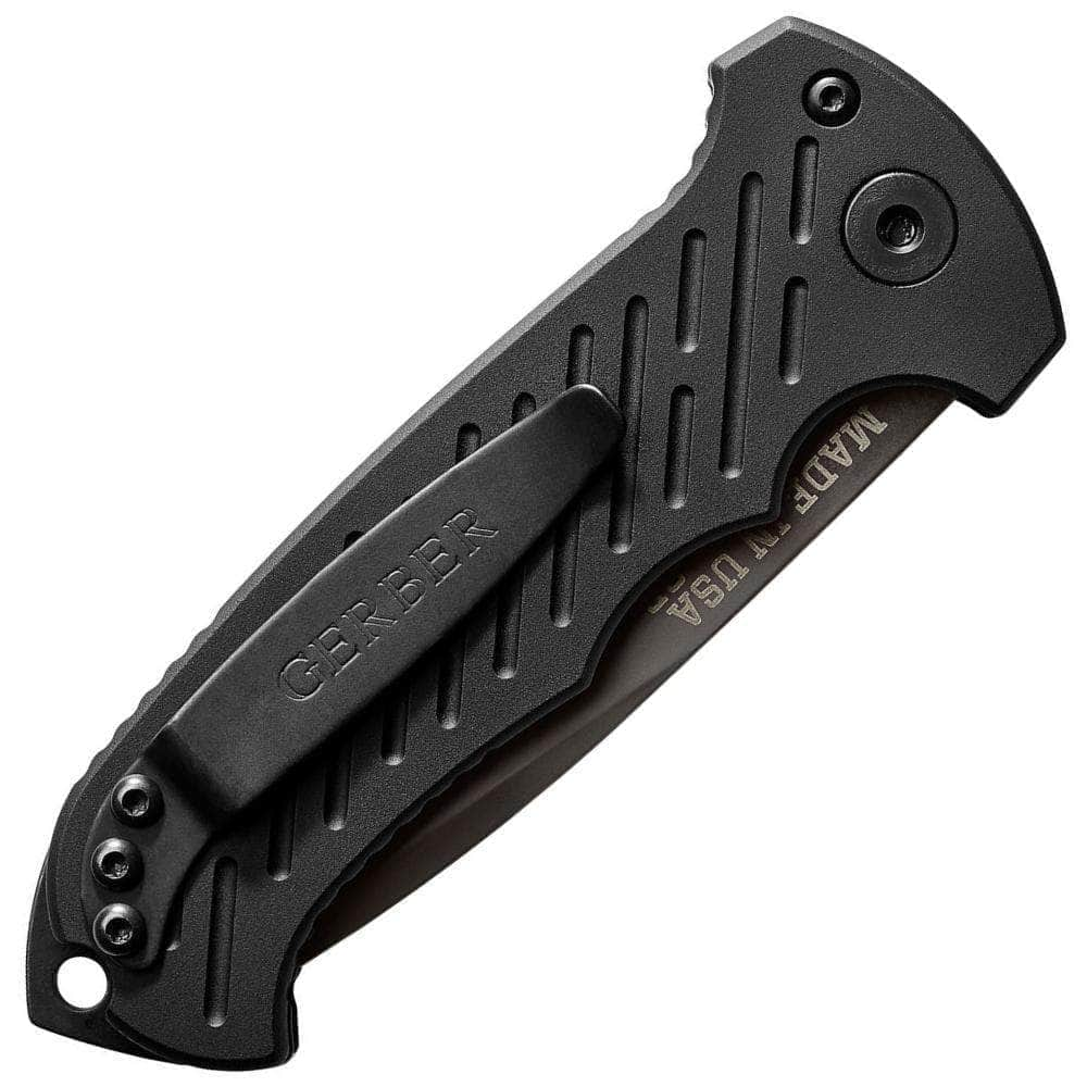 Gerber 06 Auto, 3.8 Serrated Drop Point S30V Blade, Aluminum Handle - 30-000377 Outlet Purchase