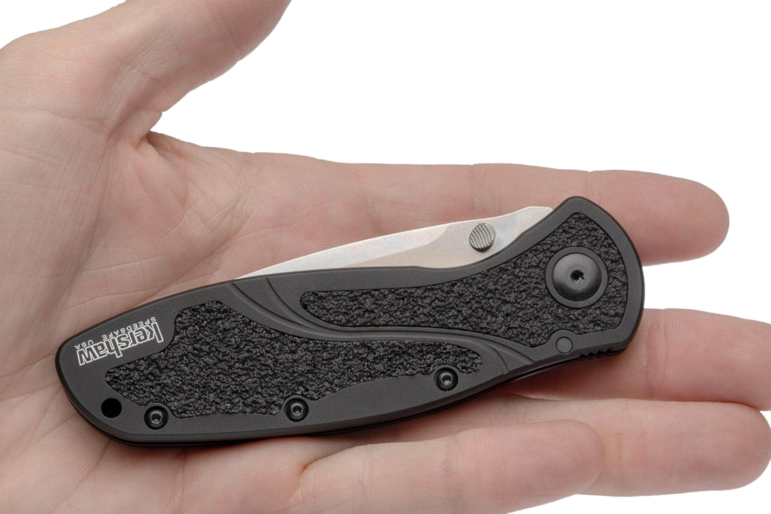 Kershaw Blur, 3.4 S30V Stonewash Blade, Black Aluminum Handle - 1670S30V 2025 Sale Online