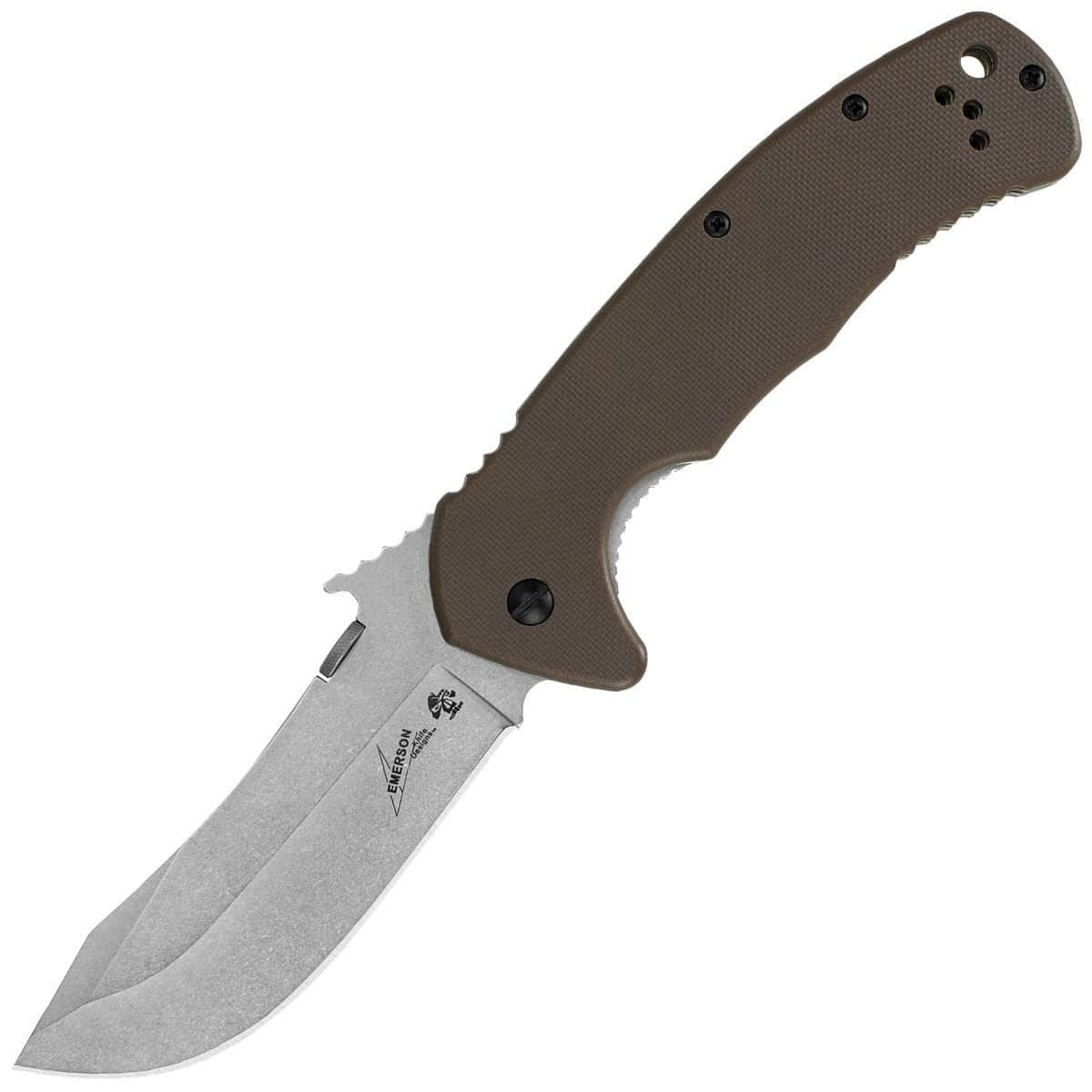 Kershaw Emerson CQC-11K D2, 3.5 Blade, Brown G10/Steel Handle - 6031D2 Websites Online