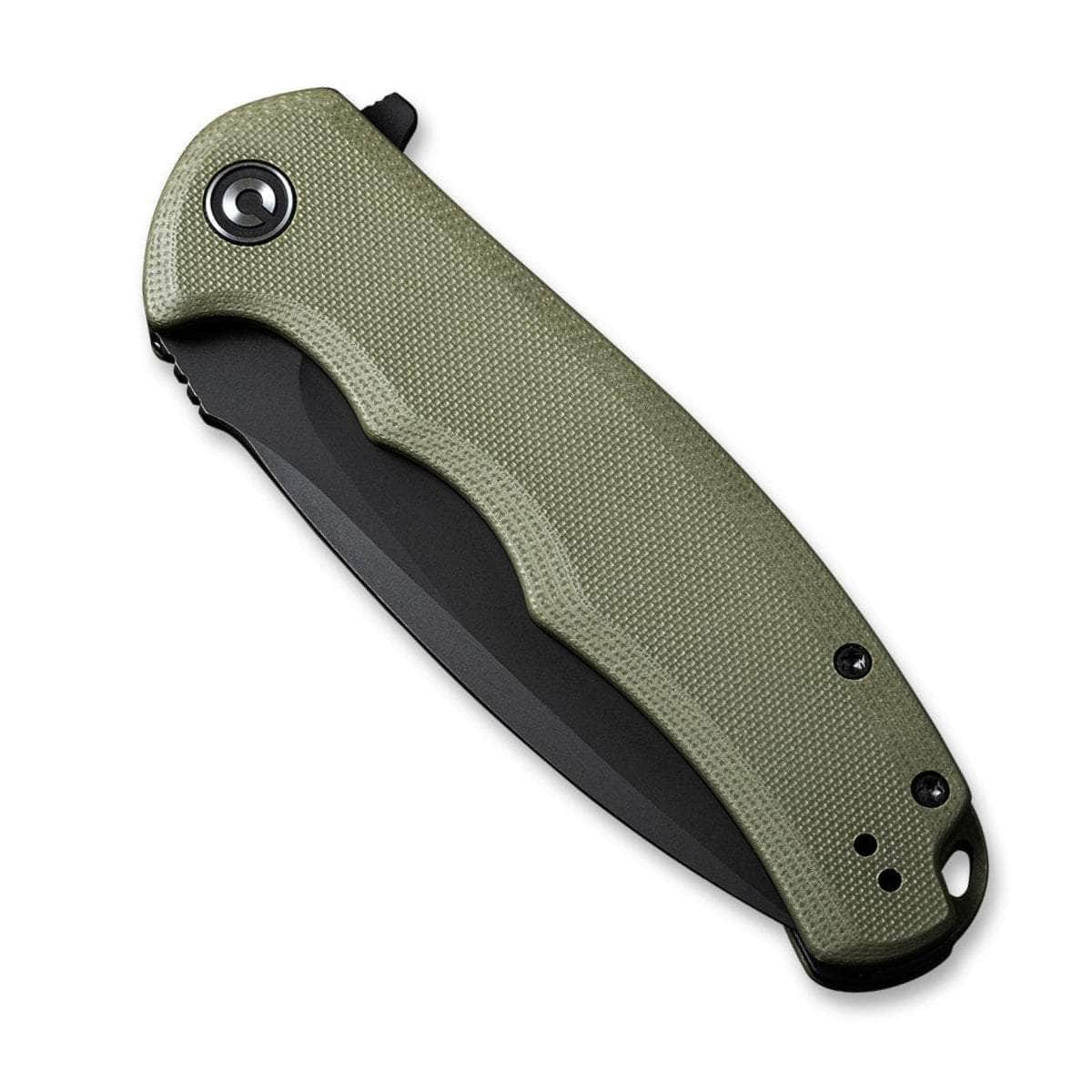 CIVIVI Praxis, 3.75 Black Stonewashed Blade, OD Green G10 Handle - C803F Marketable For Sale