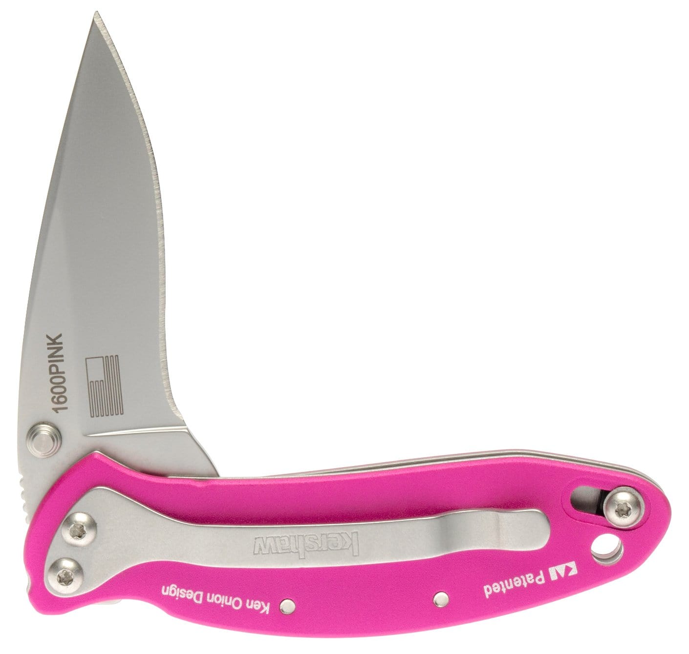 Kershaw Chive, 1.9 Assisted Blade, Pink Aluminum Handle - 1600PINK Recommend For Sale