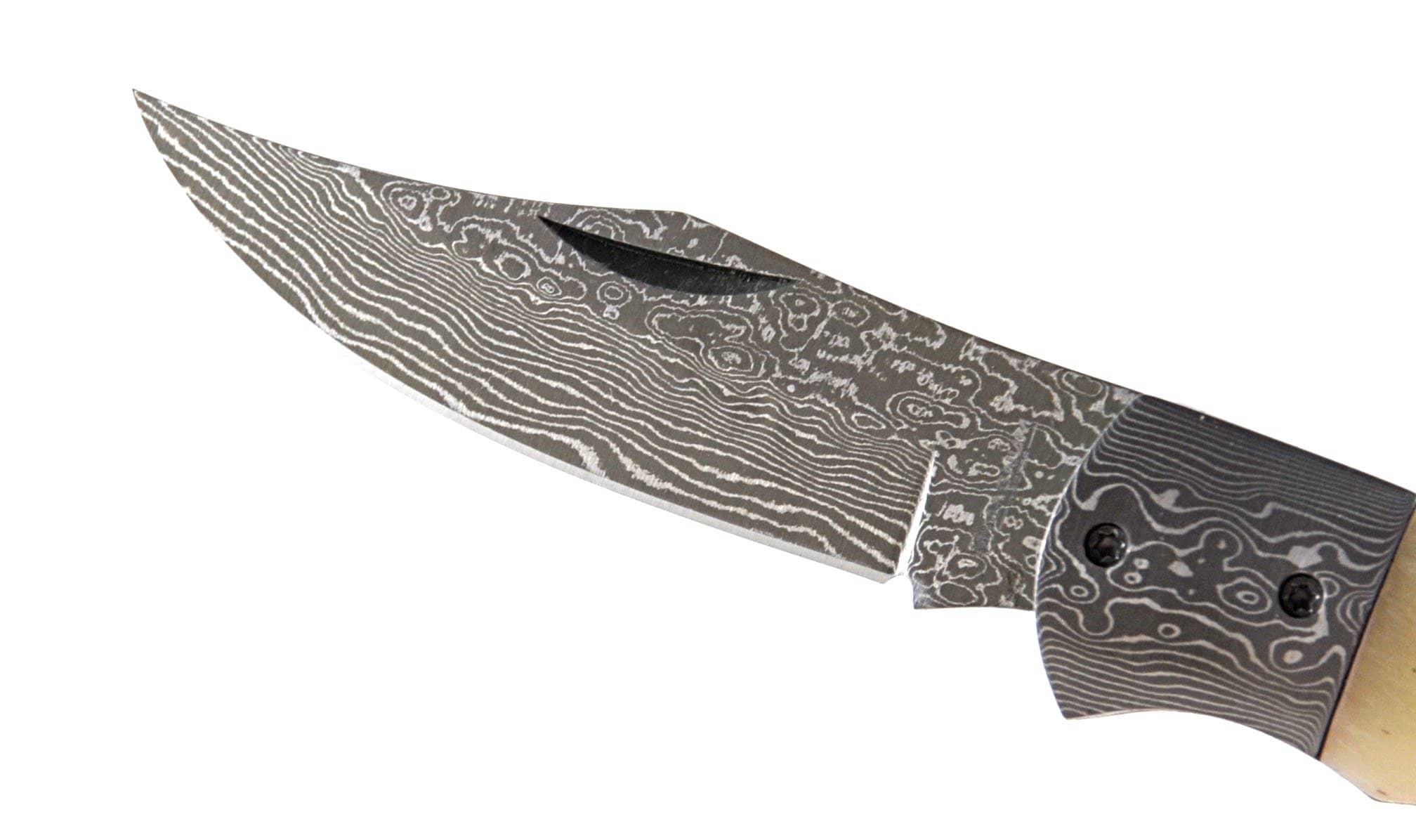 Boker Magnum Damascus Pocket Knife, 3.1 Blade, Bone Handle - 01MB180DAM Buy Cheap From China