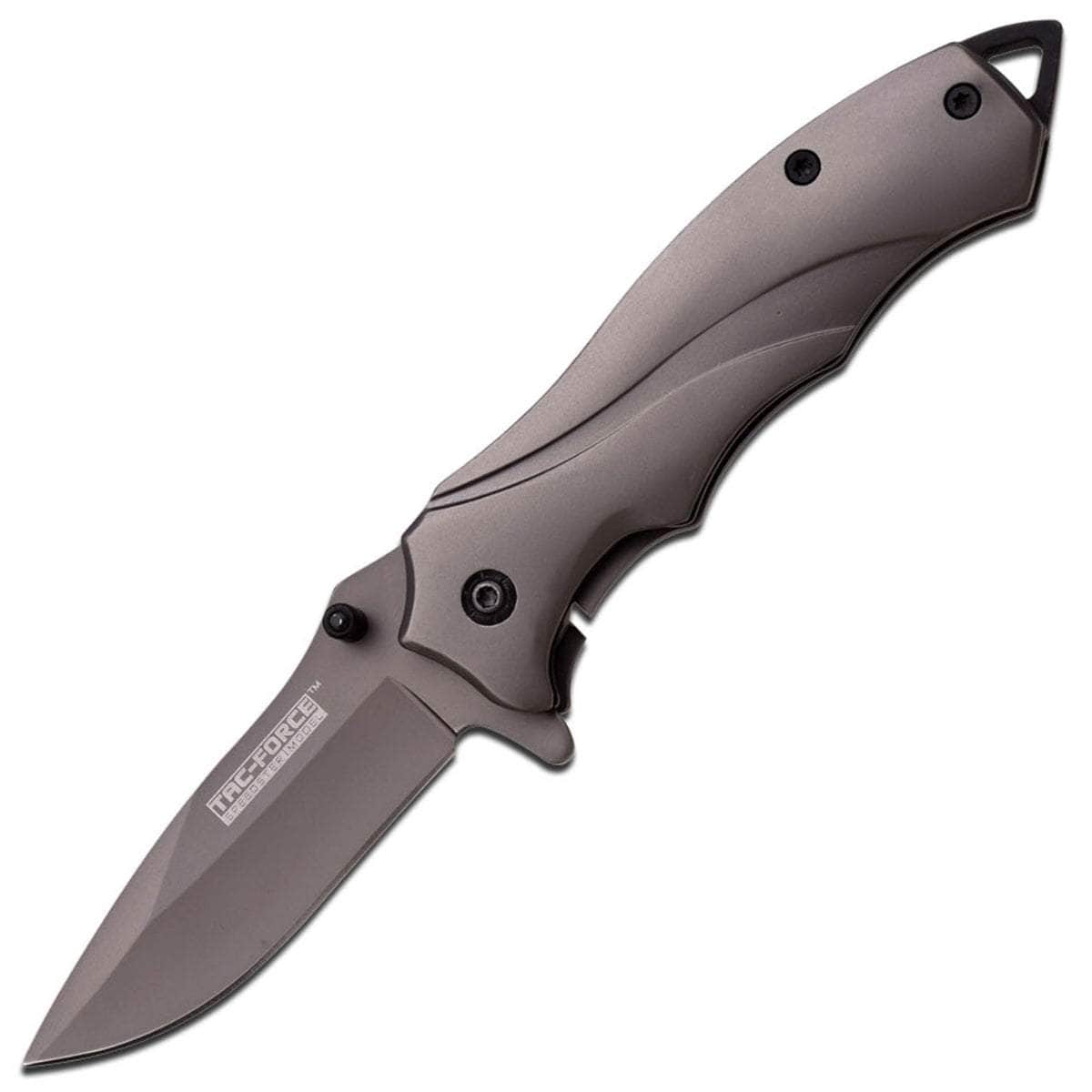 Tac-Force Spring Assisted Knife, 2.75 Gray Blade, Steel Handle - TF-846 Sale With Credit Card