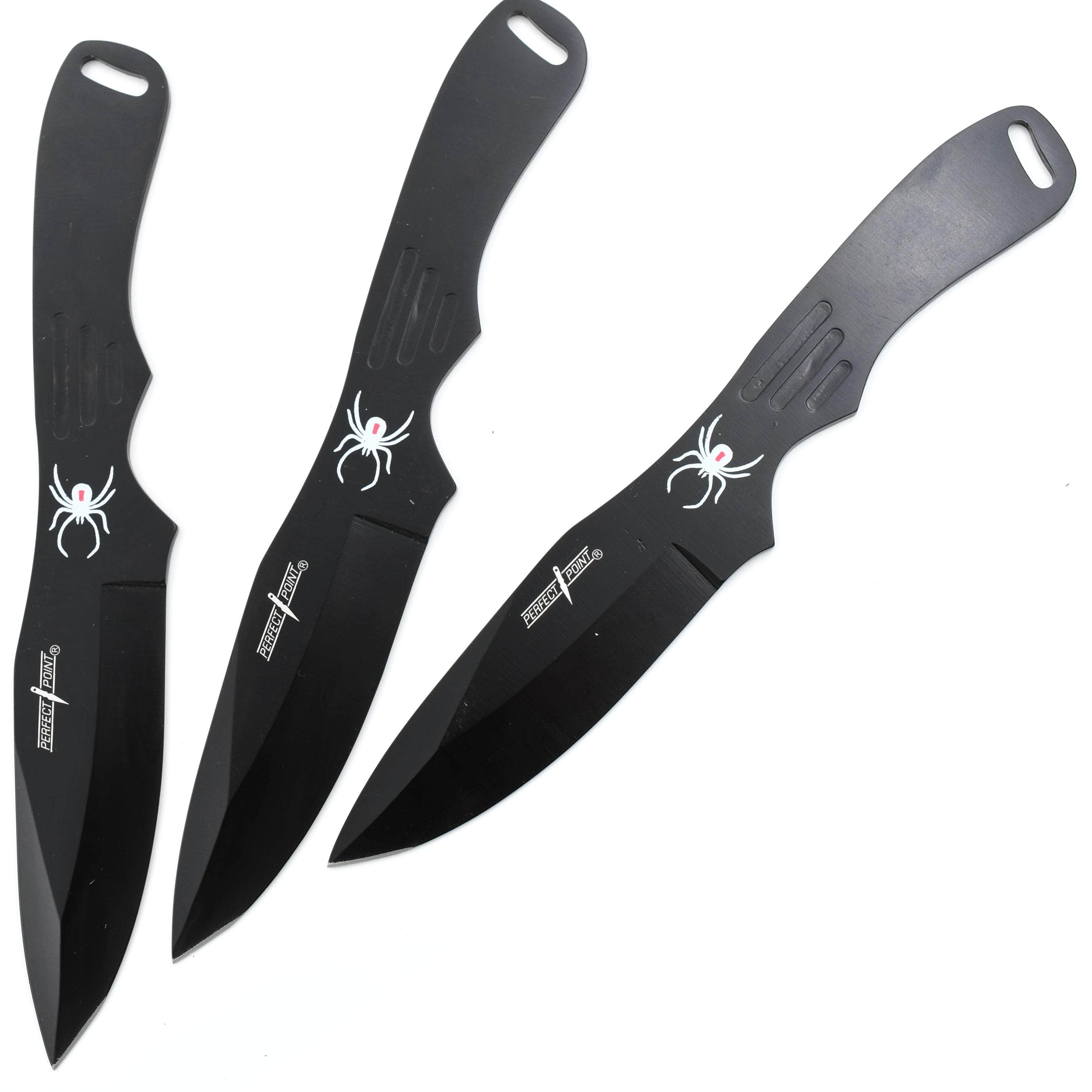 Perfect Point Throwing Knives, 3 8 Black Throwers, Sheath - RC-1793B 2025 New Cheap Online