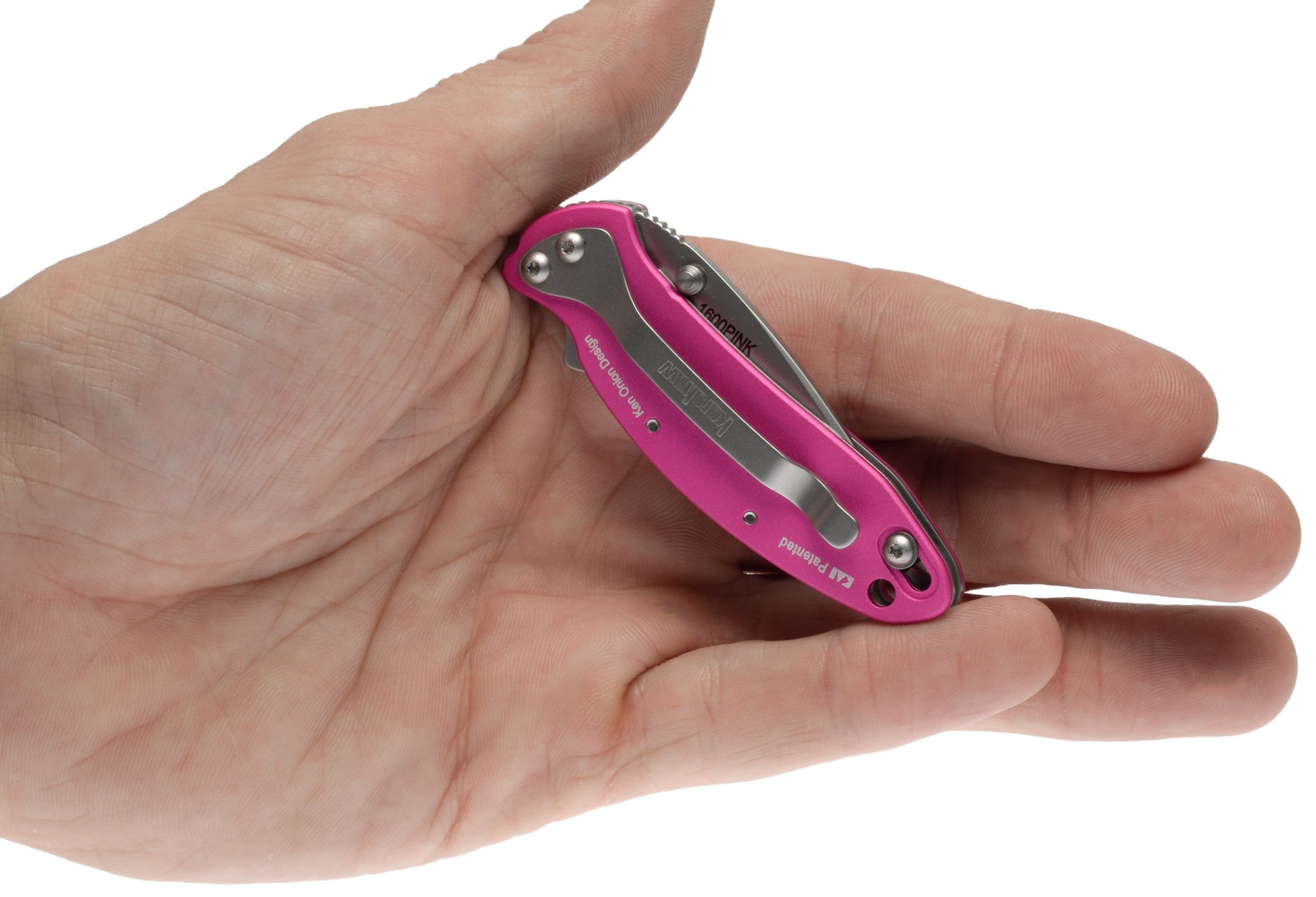 Kershaw Chive, 1.9 Assisted Blade, Pink Aluminum Handle - 1600PINK Recommend For Sale