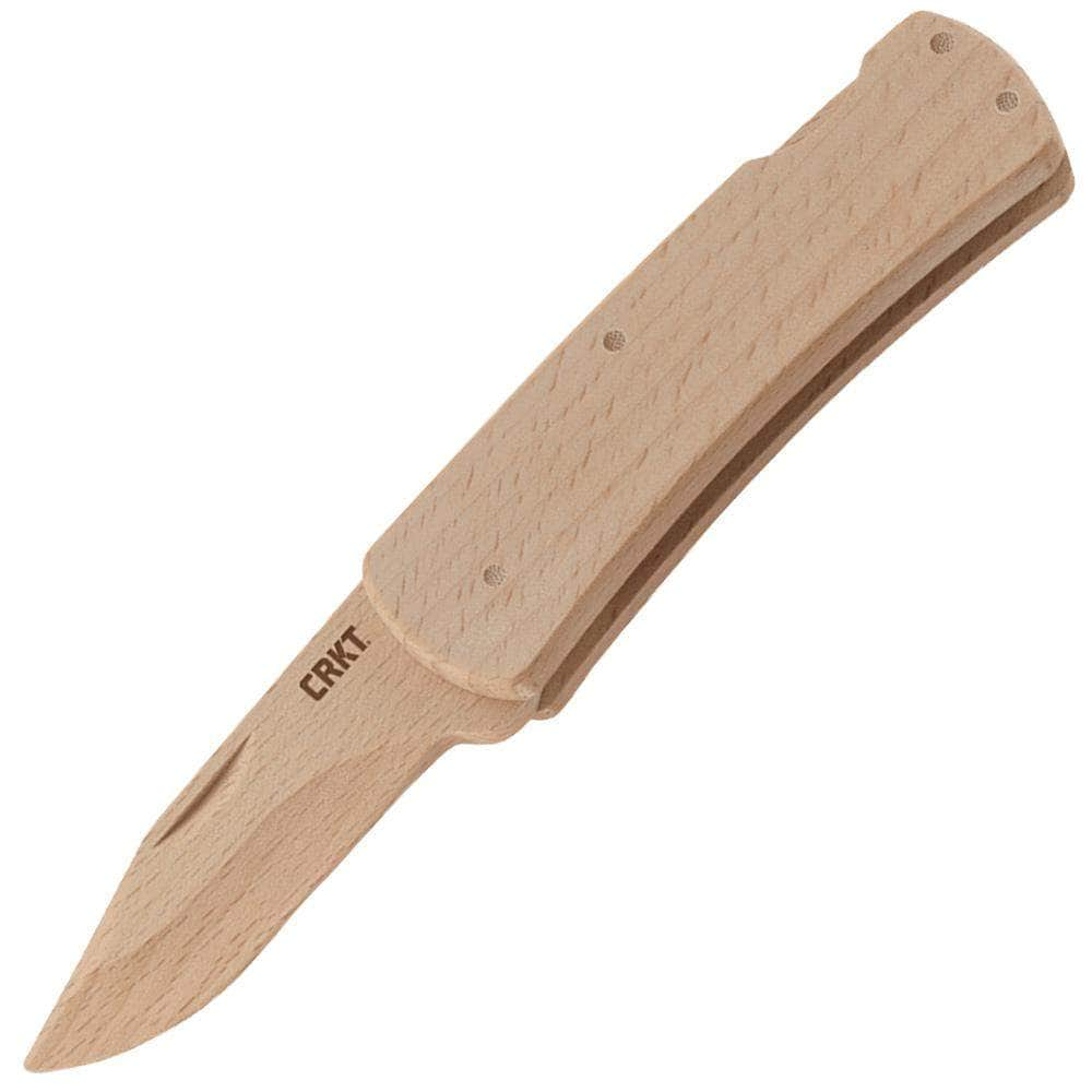 CRKT Nathan's Knife Kit, 3.25 Wooden Blade, Wooden Handle - 1032 Best Sale For Sale