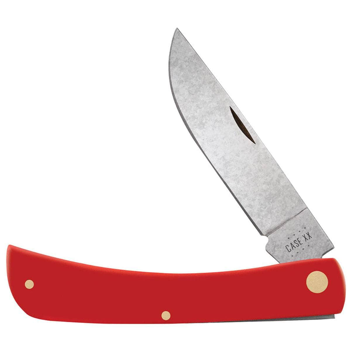 Case Sod Buster, American Workman, 3.7 CS Blade, Red Synthetic Handle - 73933 Free Shipping For Cheap