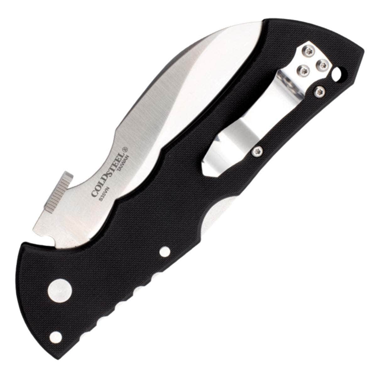 Cold Steel Black Talon II, 4 Serrated S35VN Blade, Black G10 Handle - 22BS Best Place For Sale