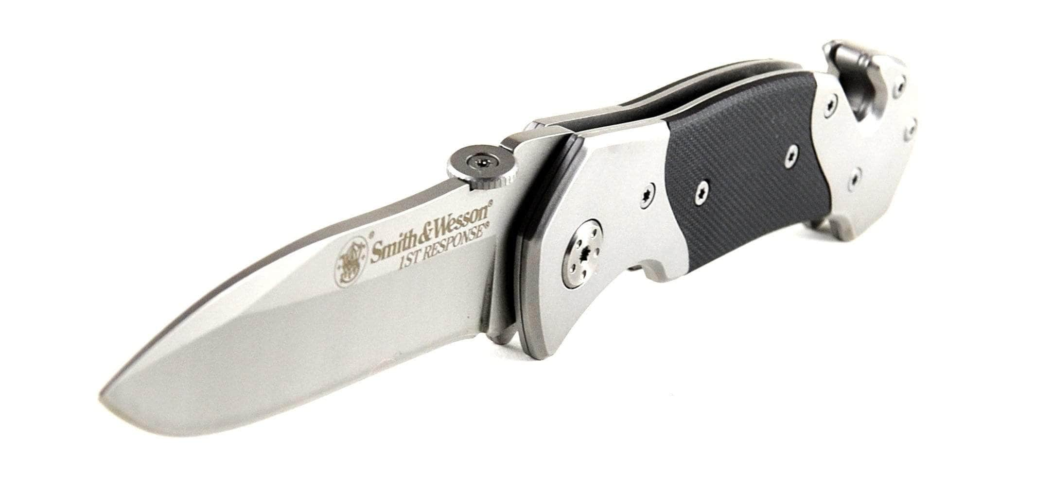 Engraved Smith & Wesson 1st Response, 3.3 Plain Blade, G10/Steel Handle - SWFR Cheap Online Online