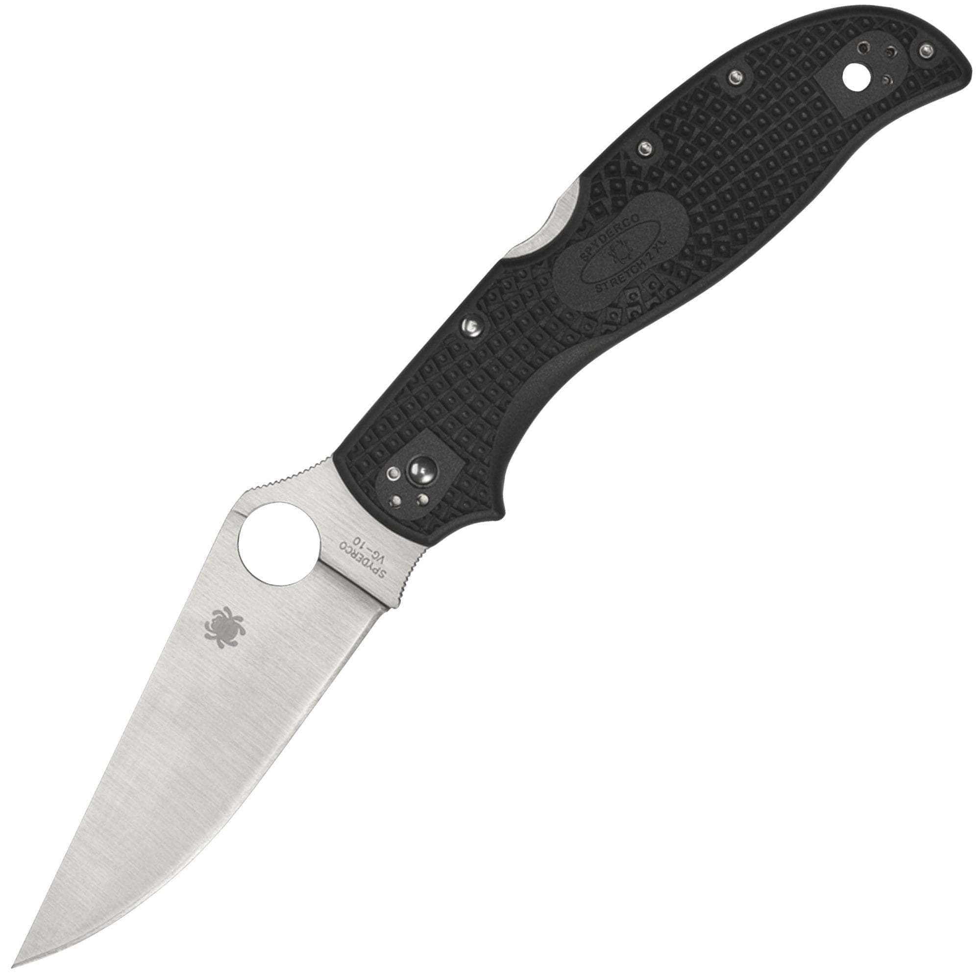 Spyderco Stretch 2 XL Lightweight, 3.92 VG10 Blade, FRN Handle - C258PBK Sale Best Seller